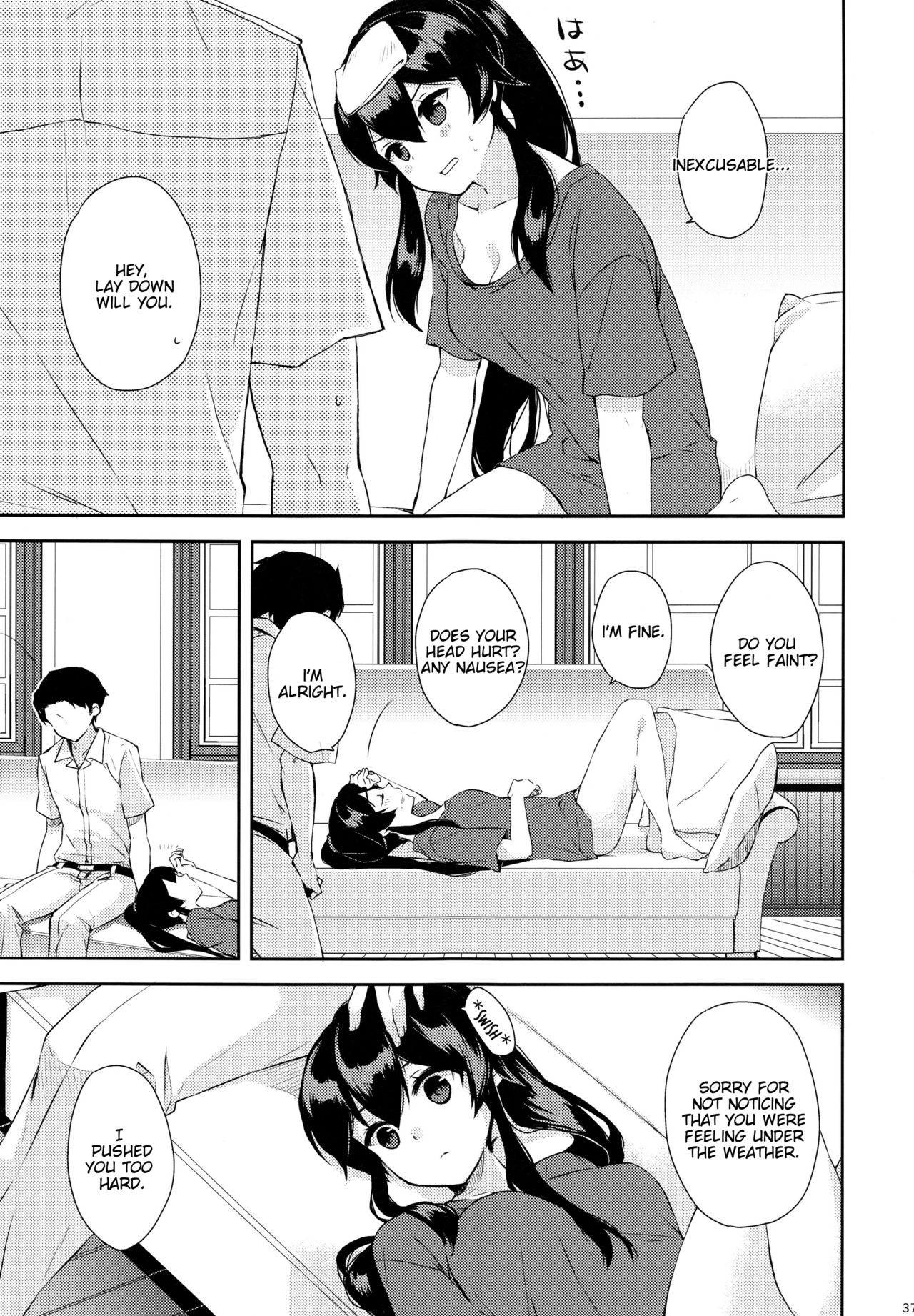 Yoru Yahagi ~Teitoku to Himitsu no Sofa Jouji~ - Page 36
