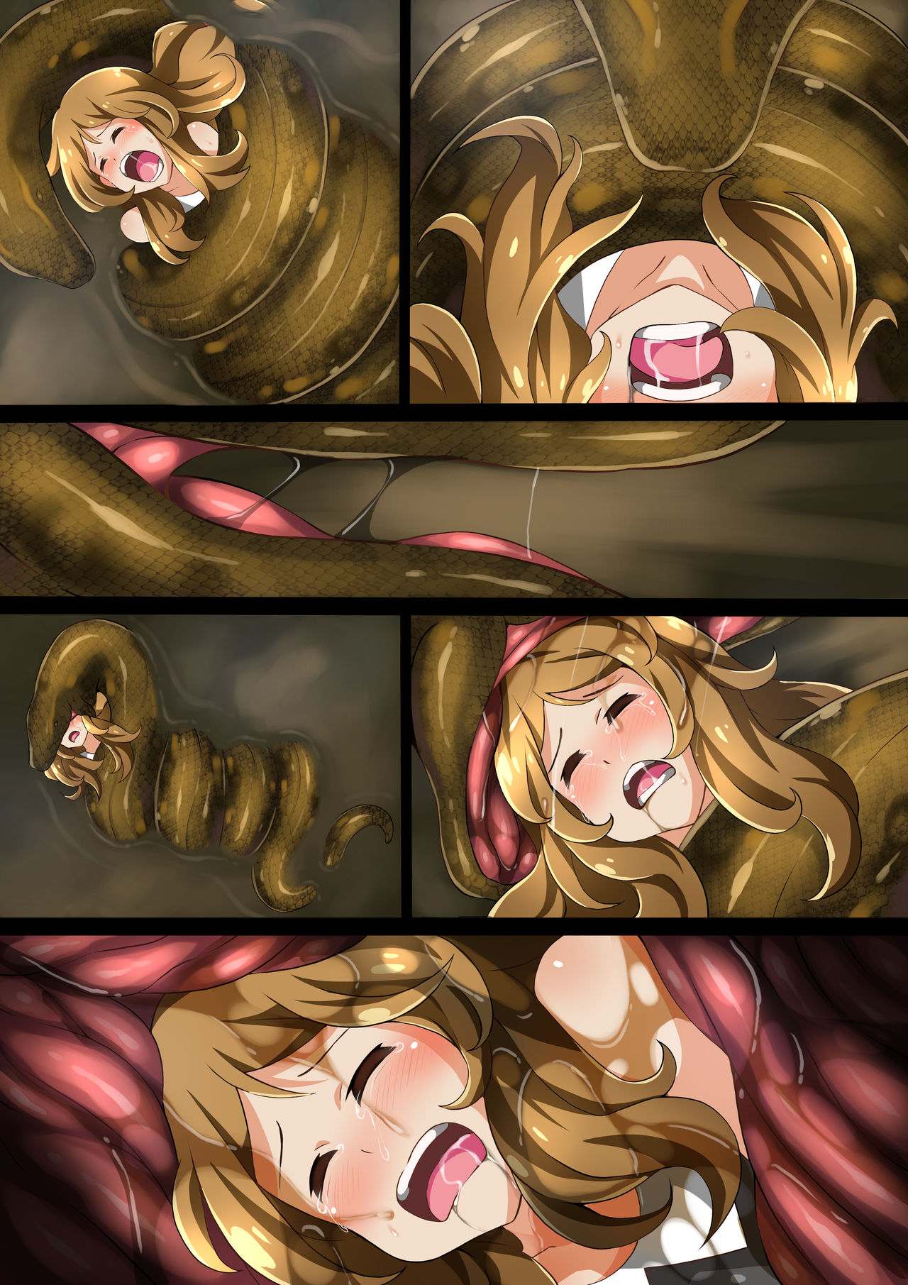 Hell Of Swallowed: Serena VS Anaconda - Page 25