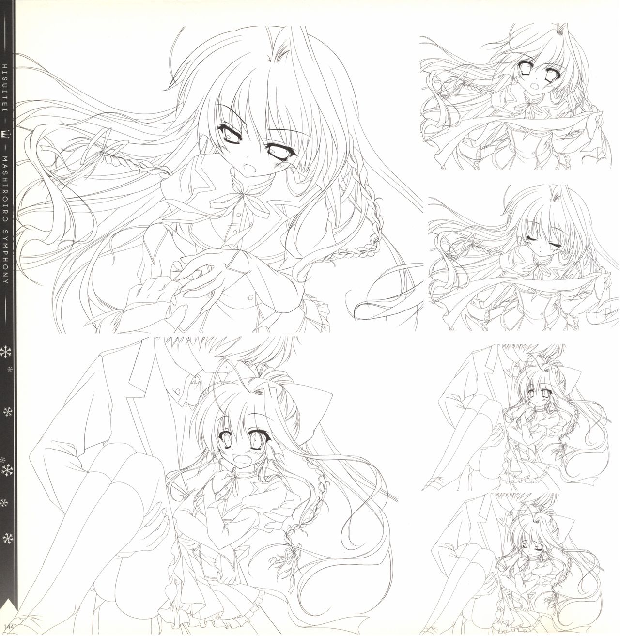 Mashiro-Iro Symphony illustration art book - Page 144