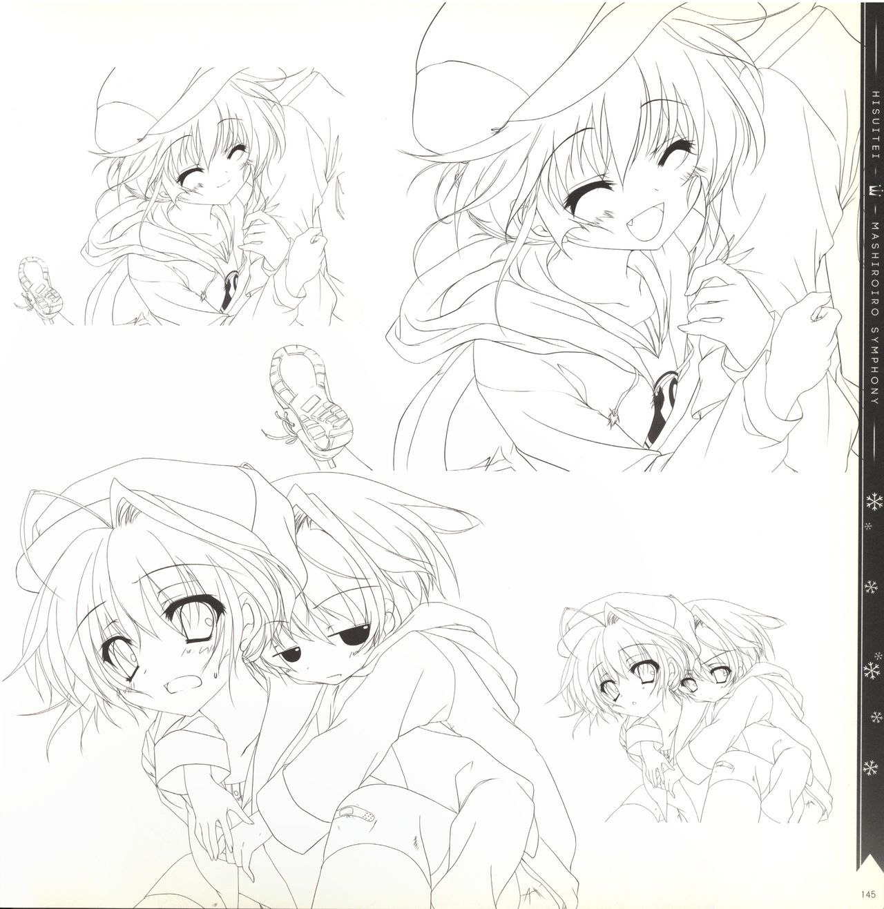 Mashiro-Iro Symphony illustration art book - Page 145