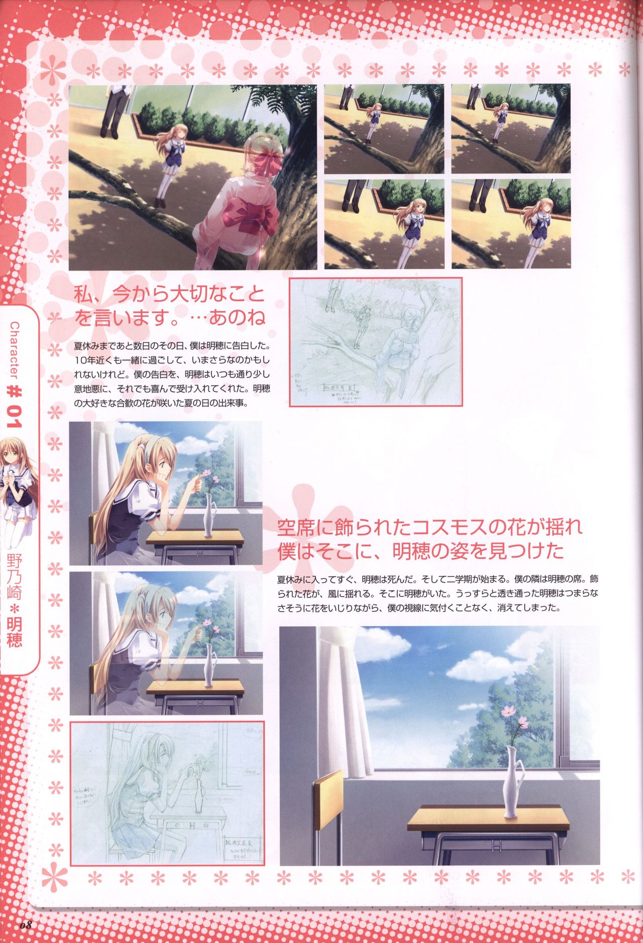 Moshimo Ashita ga Harenaraba official fanbook - Page 9