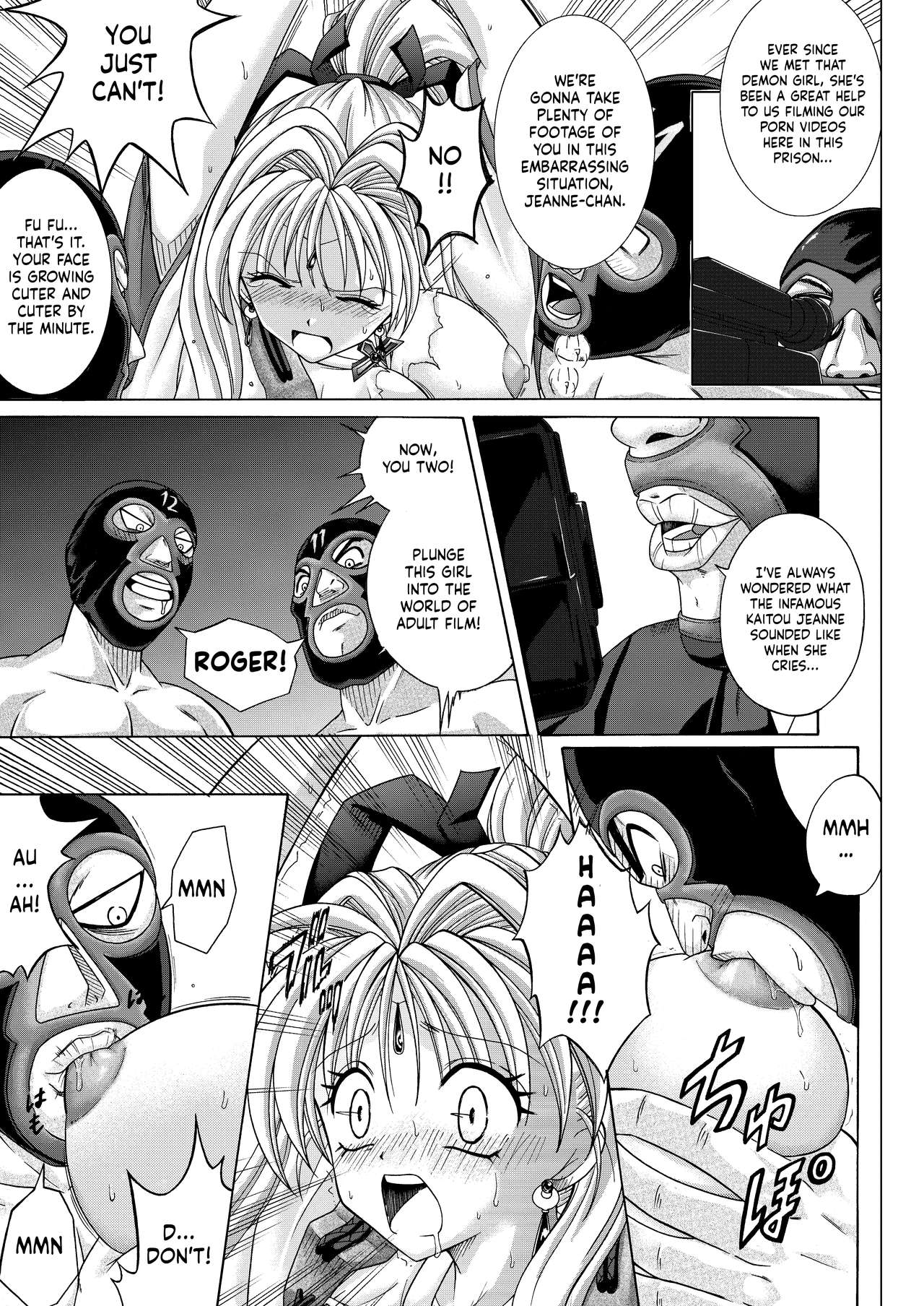 Rogue Spear 208 Download edition page 153 featuring maron kusakabe kamikaze kaitou jeanne parody - mosaic censorship glasses hentai manga - read online free
