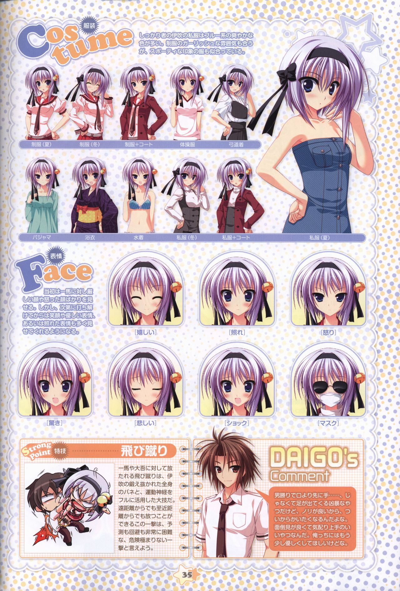 Hoshizora e Kakaru Hash visual fanbook - Page 37