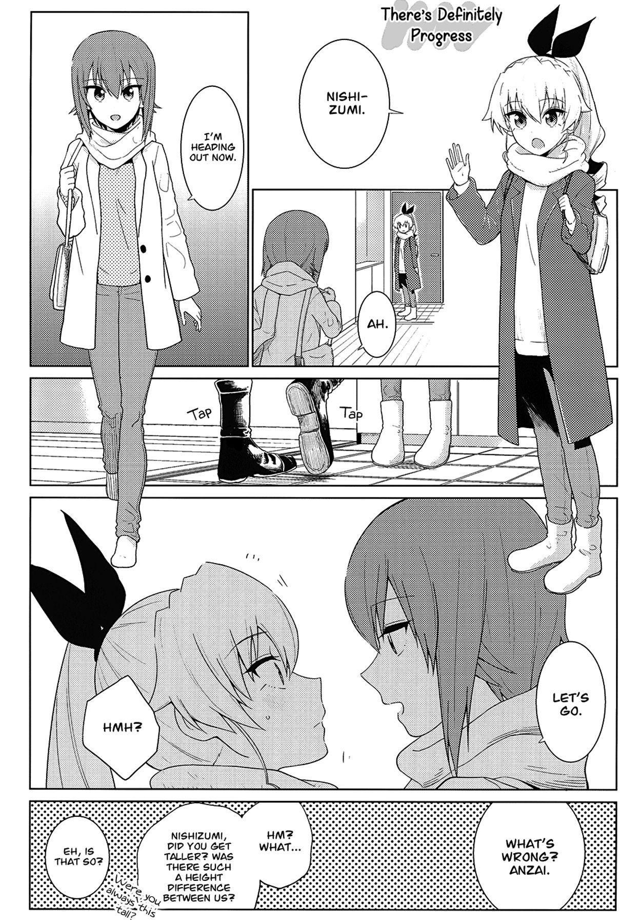 Maho to Chovy wa mada Tsukiawanai | Maho and Chovy Are Still Not Dating page 47 featuring chiyomi anzai girls und panzer parody - yuri females only hentai manga - read online free