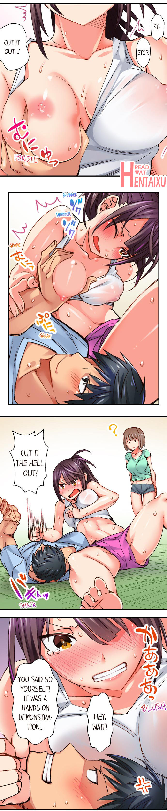 You Cum, You Lose! Wrestling with a Pervert Ch.2/? - Page 13