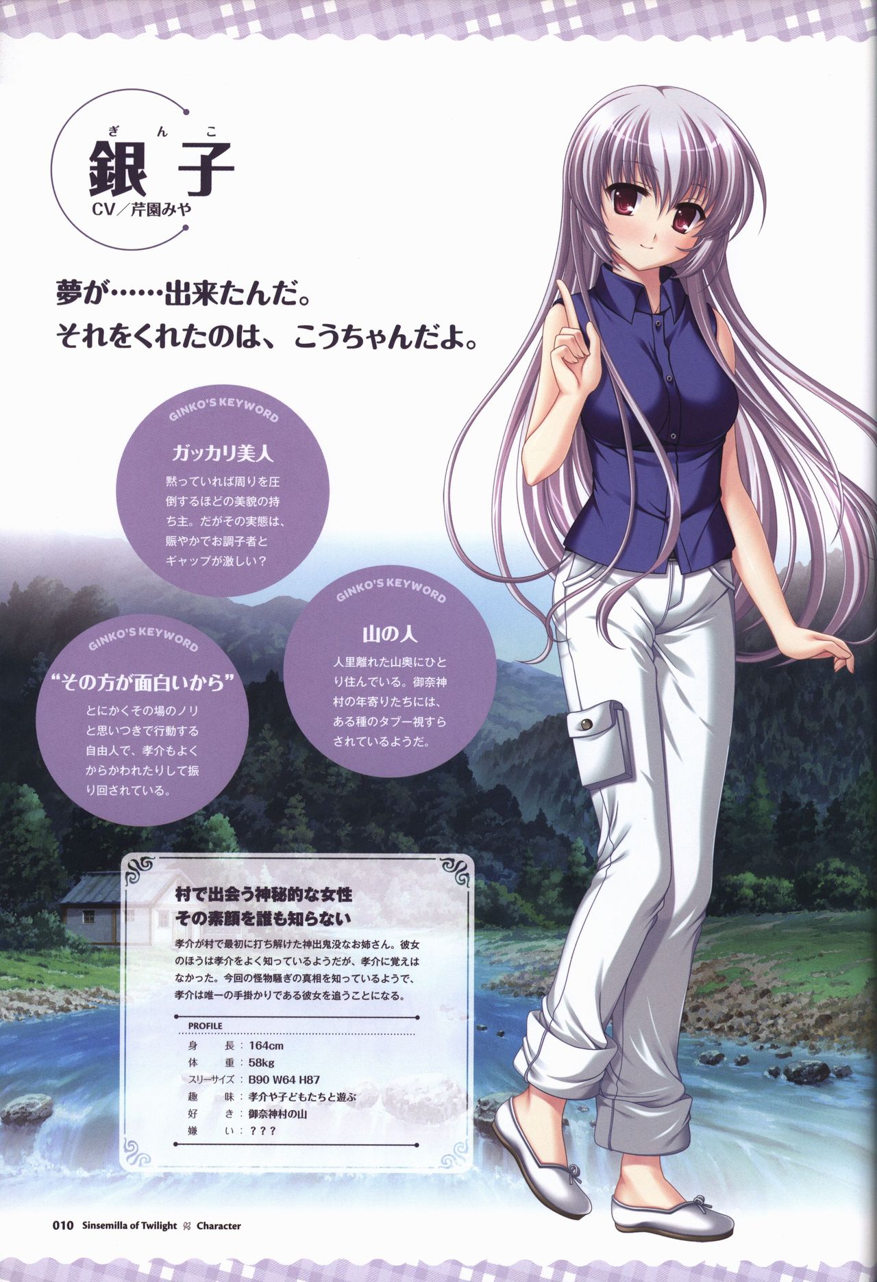 Tasogare no Sinsemilla Official Visual Fan book - Page 13