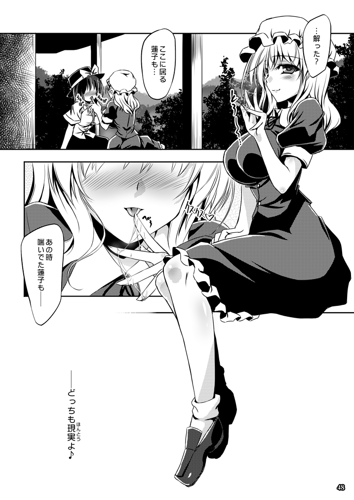 Yume to Utsutsu no Kyoukai de (Touhou Project) [Digital - Page 48