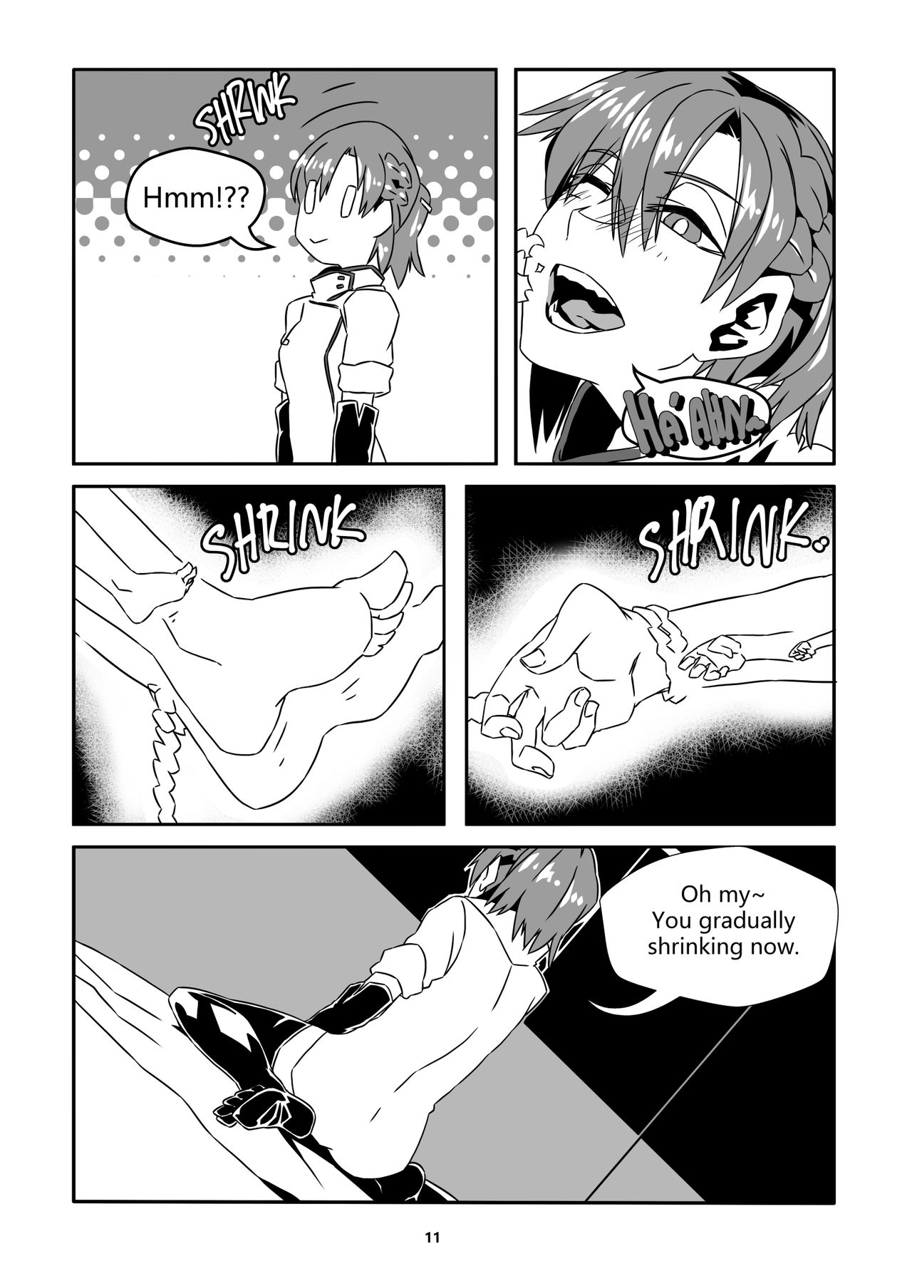 Jintai Shukushou Goudoushi | Body Shrink Joint Comic - Page 10