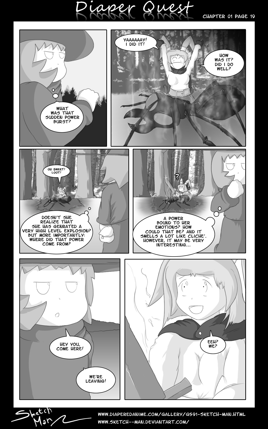 Sketch Man's Diaper Quest Complete - Page 19
