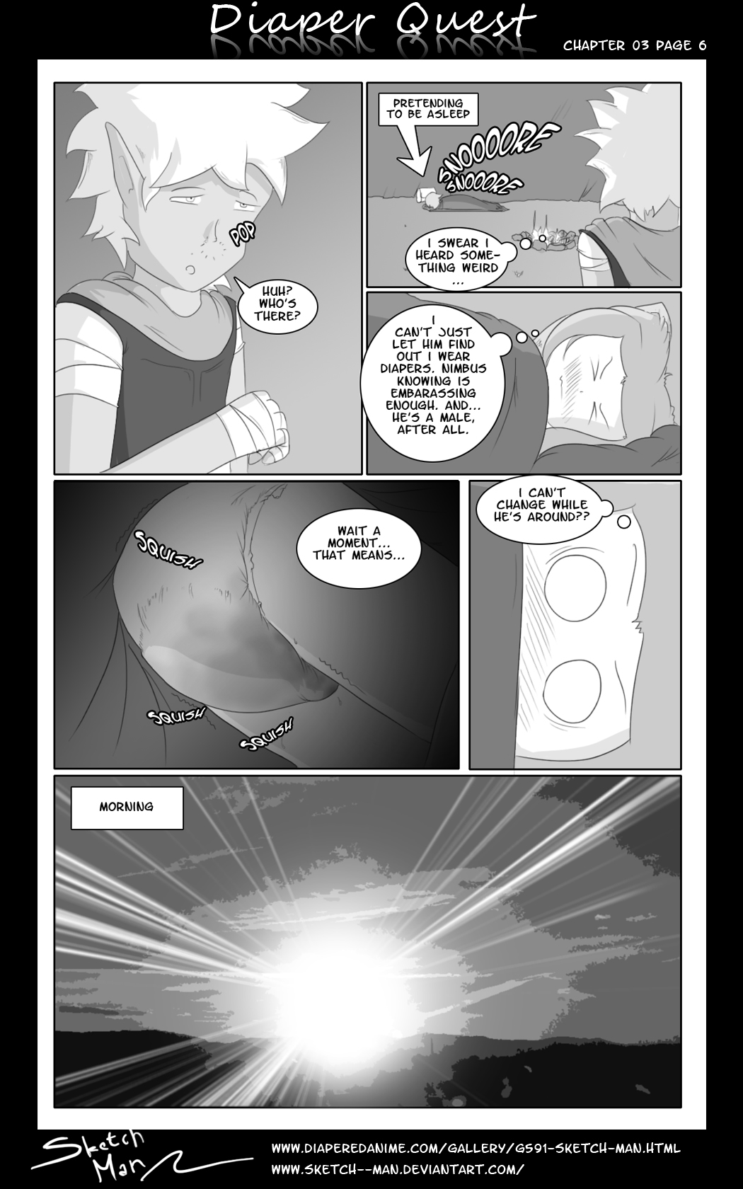 Sketch Man's Diaper Quest Complete - Page 45
