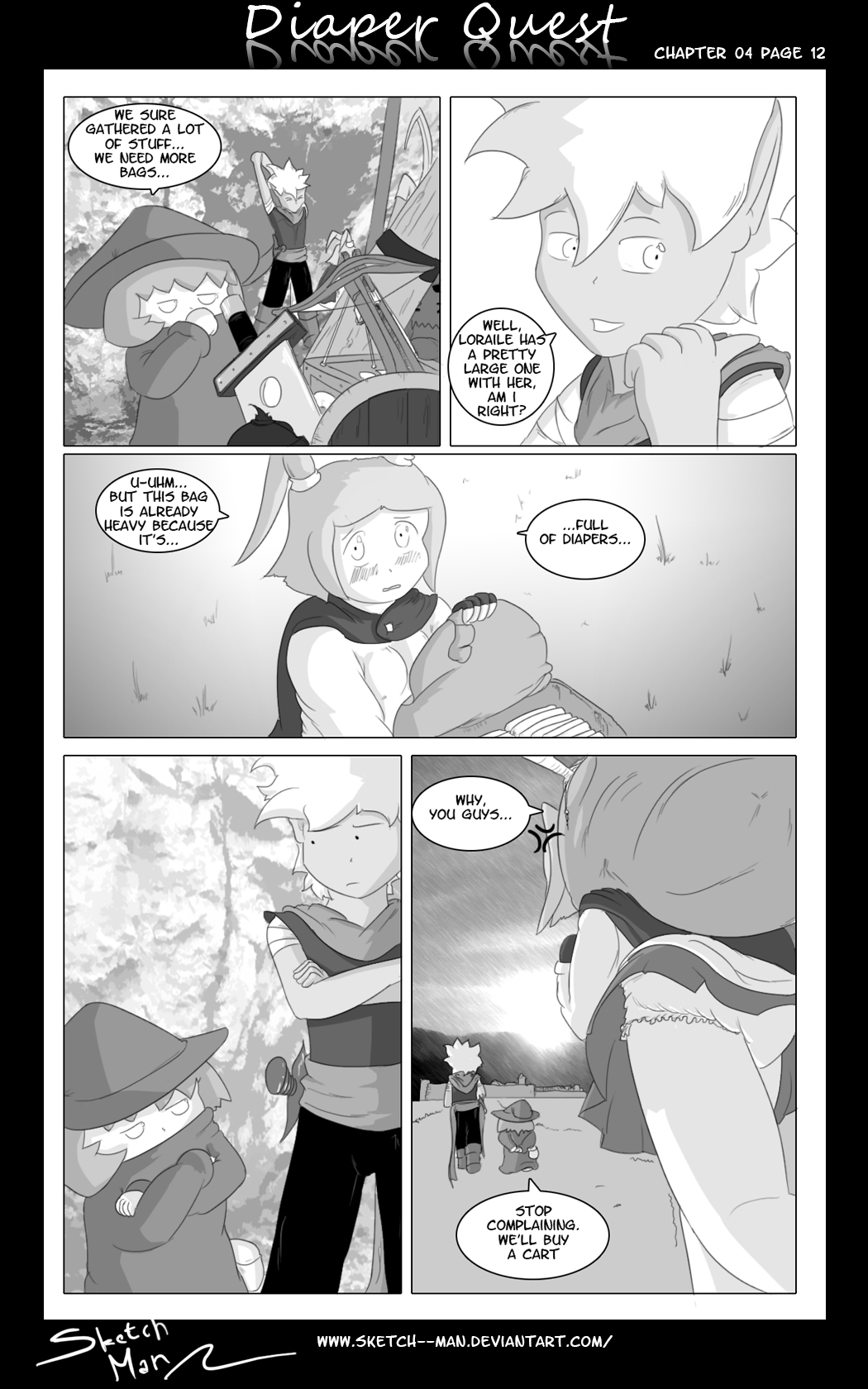 Sketch Man's Diaper Quest Complete - Page 70