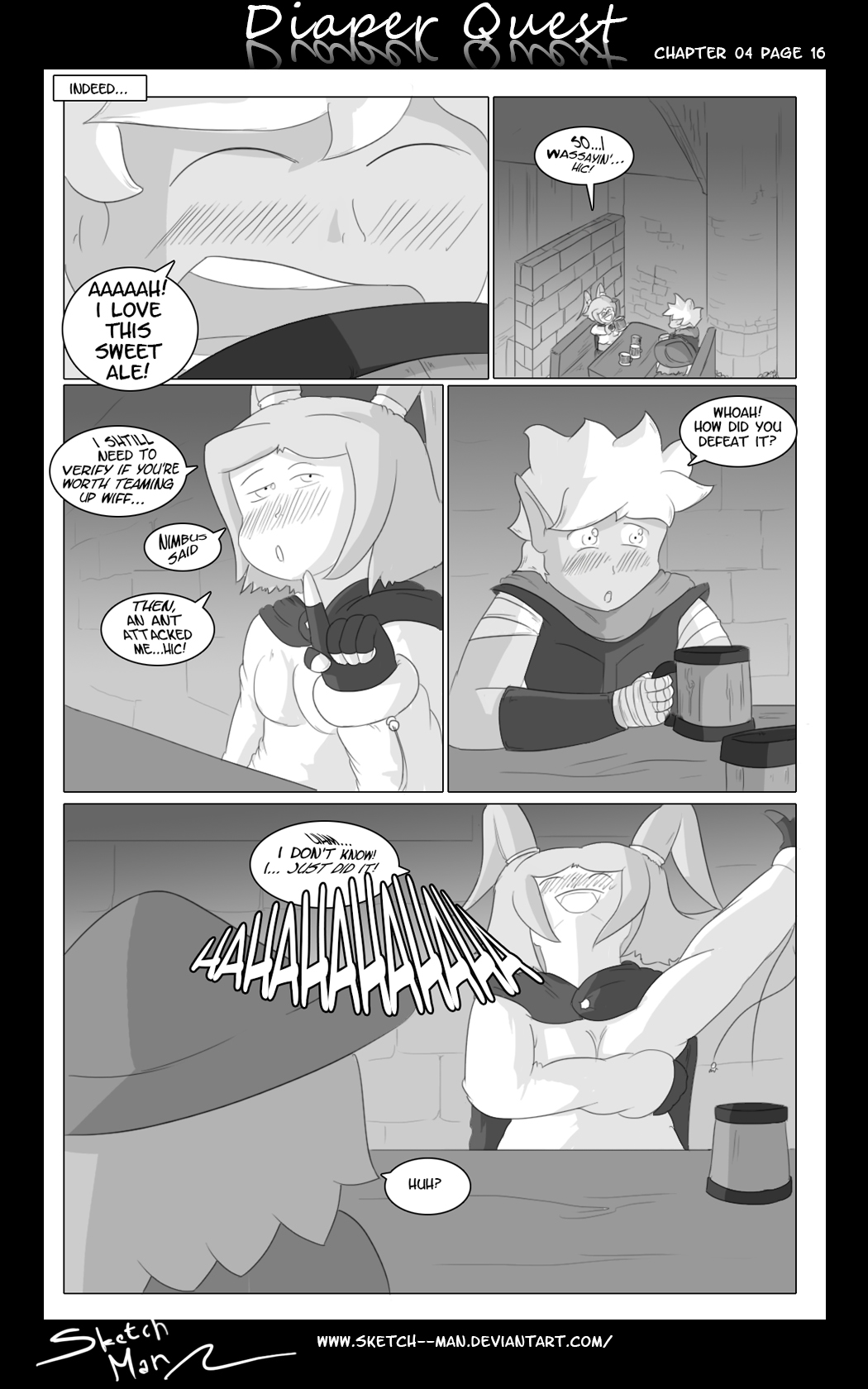 Sketch Man's Diaper Quest Complete - Page 74