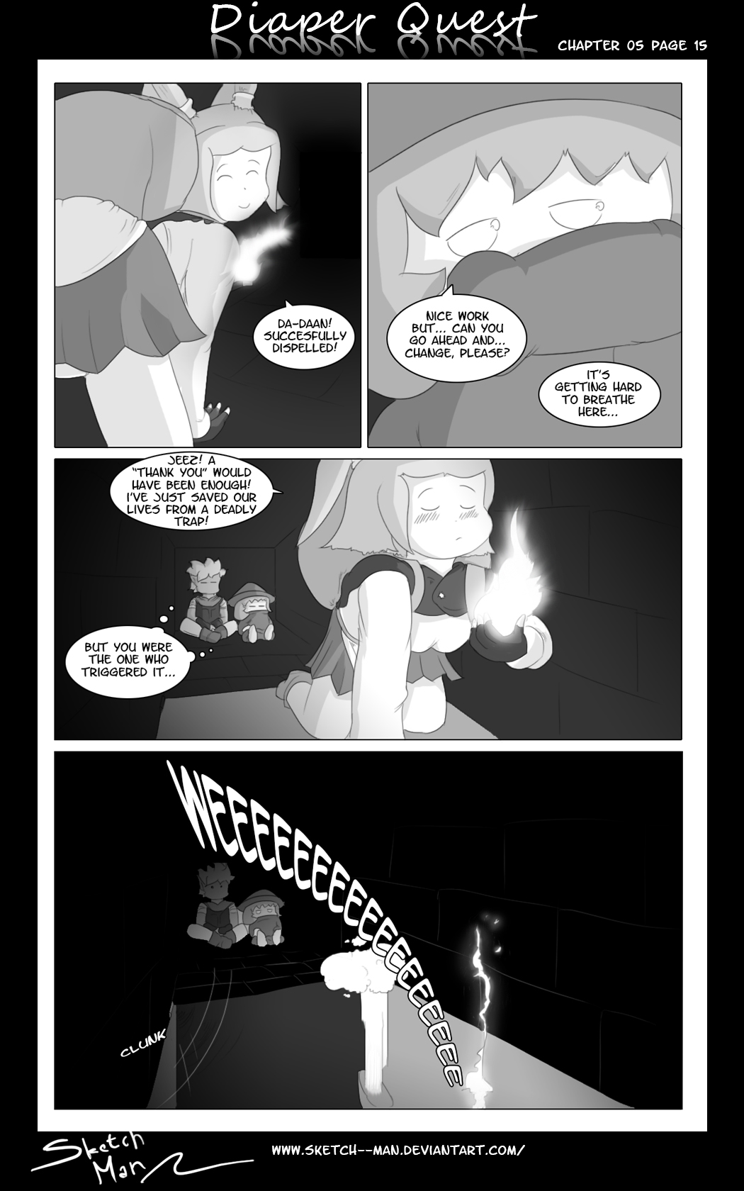 Sketch Man's Diaper Quest Complete - Page 92