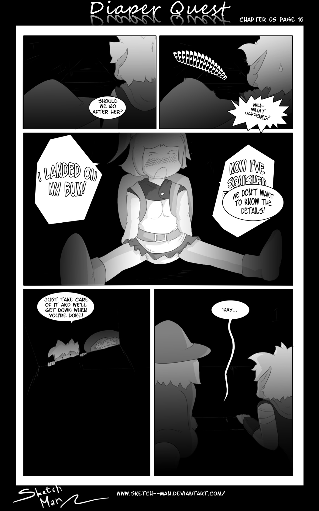 Sketch Man's Diaper Quest Complete - Page 93