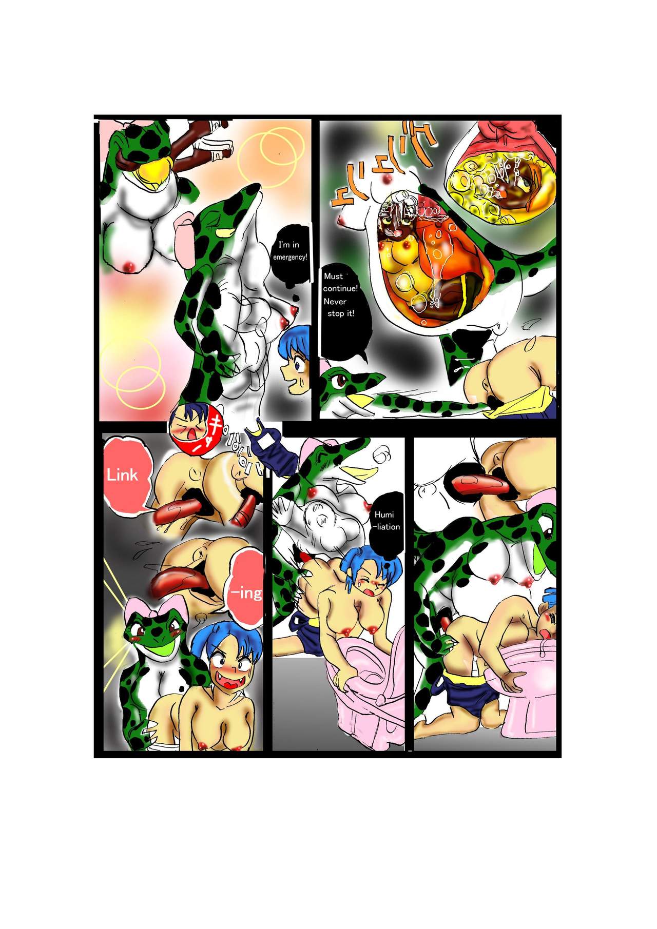 Waniko in the tabooed girl's bathroom - Page 10