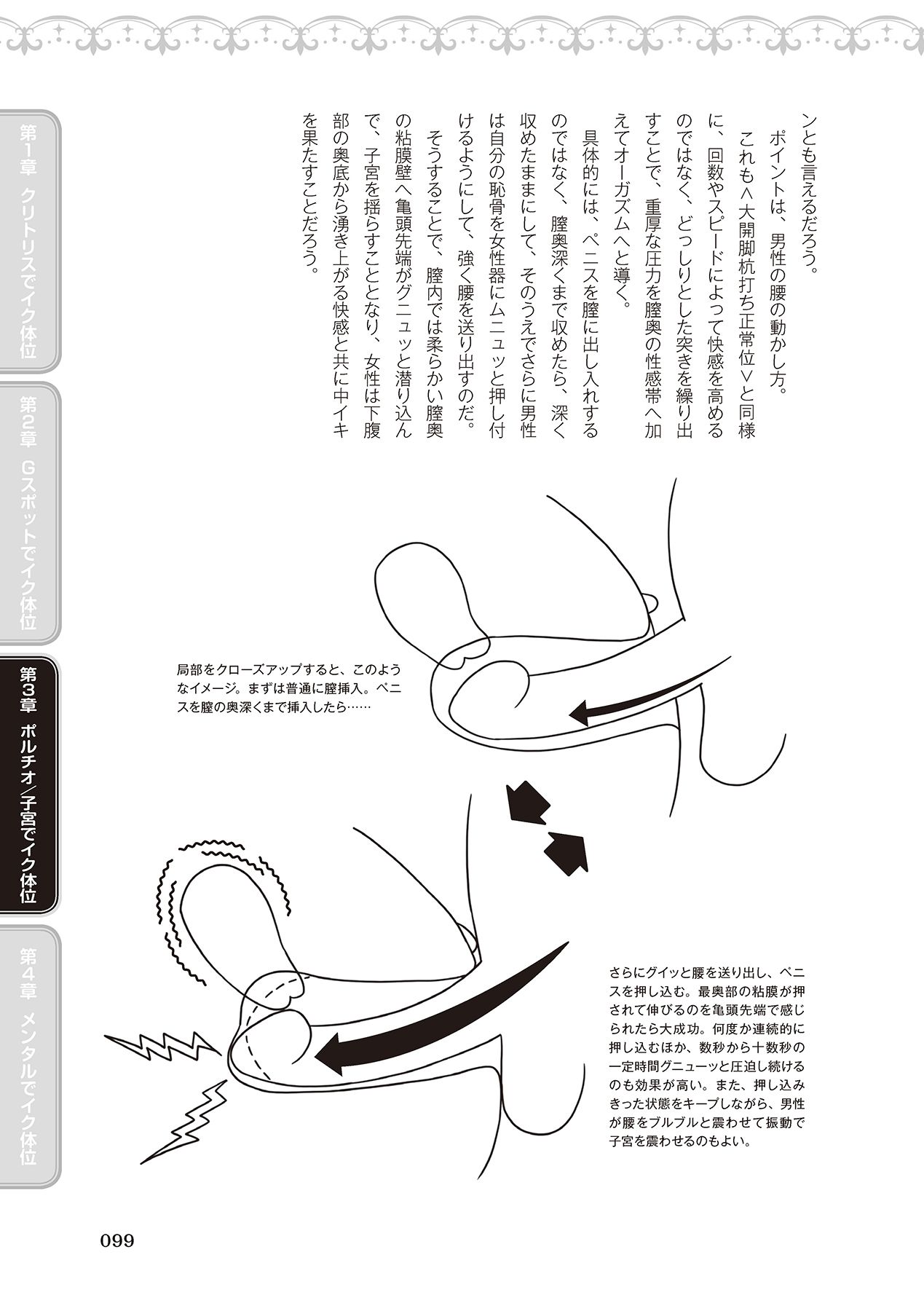 女性が必ずイク体位・オーガズム48手 完全マニュアル イラスト版 ……せくポジ48！ - Page 101