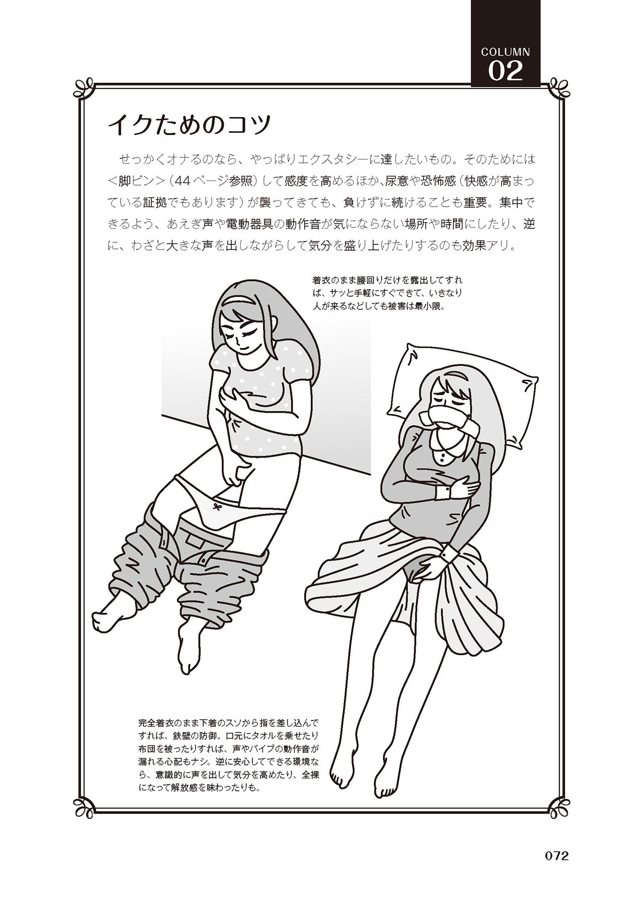 女のコのひとりエッチ完全マニュアル イラスト版……ひとりエッチ - Page 74