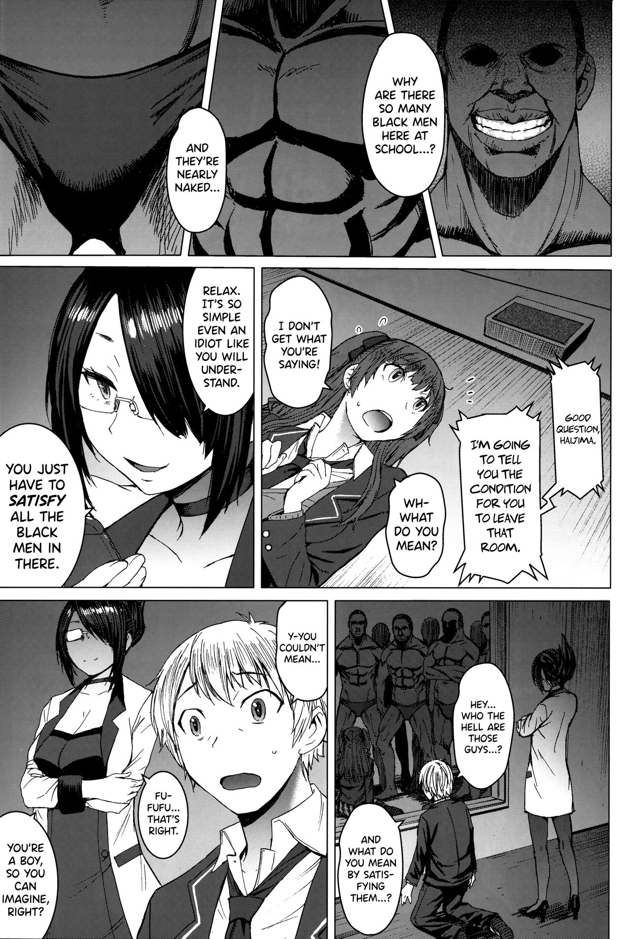 Page 6 of (COMITIA128) [Bakunyu Fullnerson (Kokuryuugan)] Youkoso Kokujin Koubi Beya e [English] [biribiri]