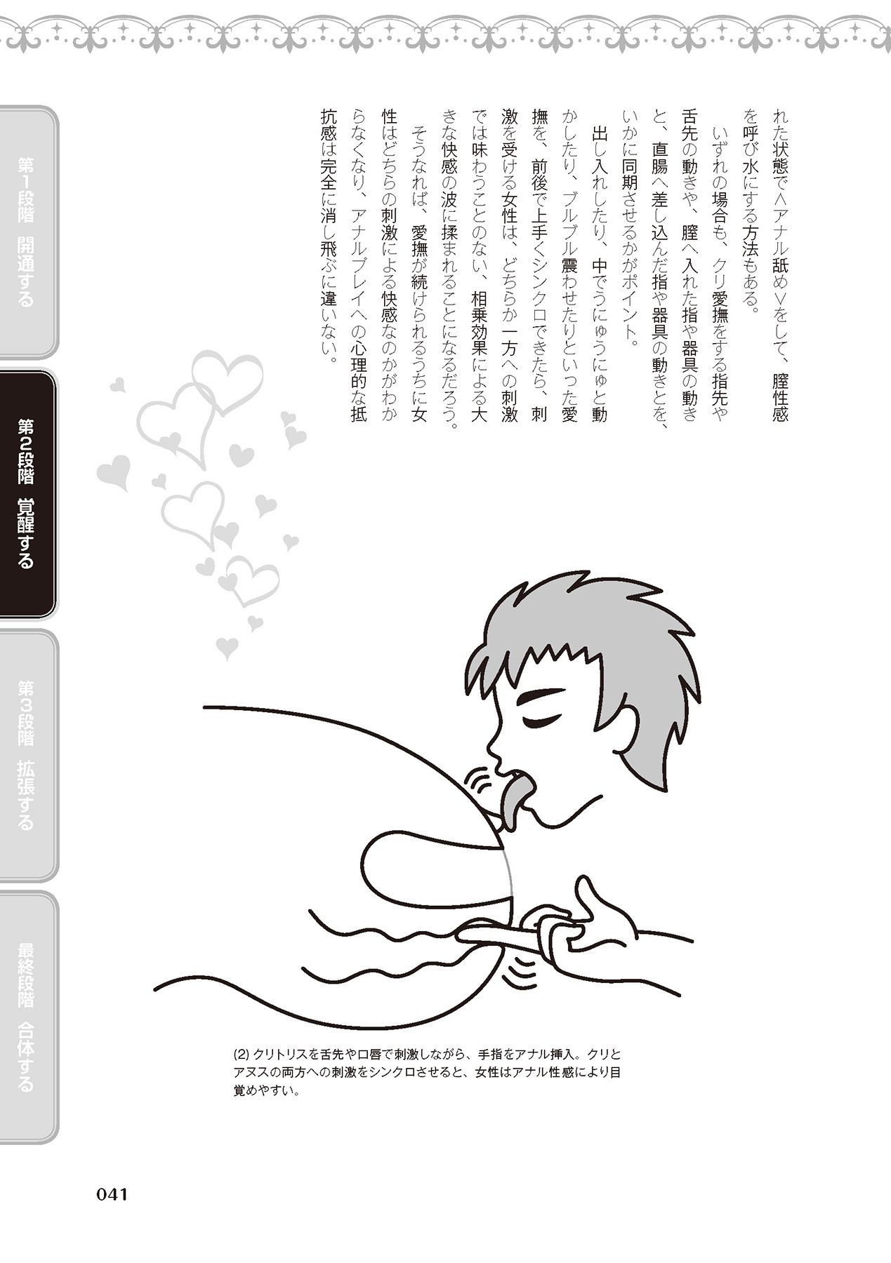 アナル性感開発・お尻エッチ 完全マニュアル イラスト版…尻アナッ！ - Page 43