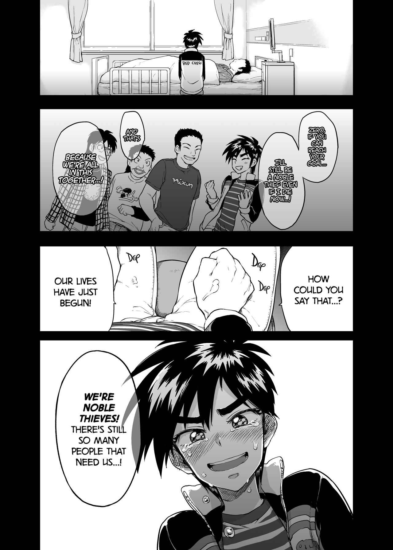 Page 2 of [Seibun Ikioi (Marutou)] Rei-kun no Hajimete no Himitsu | Zero-kun's Secret First Time (Tobaku Haouden ZERO) [English] [Digital]
