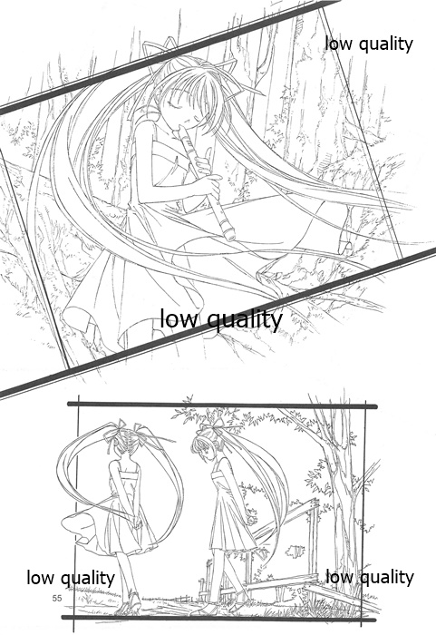 Flutter of birds 線画集 - Page 54
