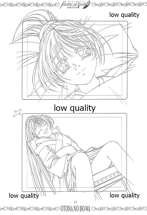 flutter of birdsII 天使たちの翼 線画集 - Page 28