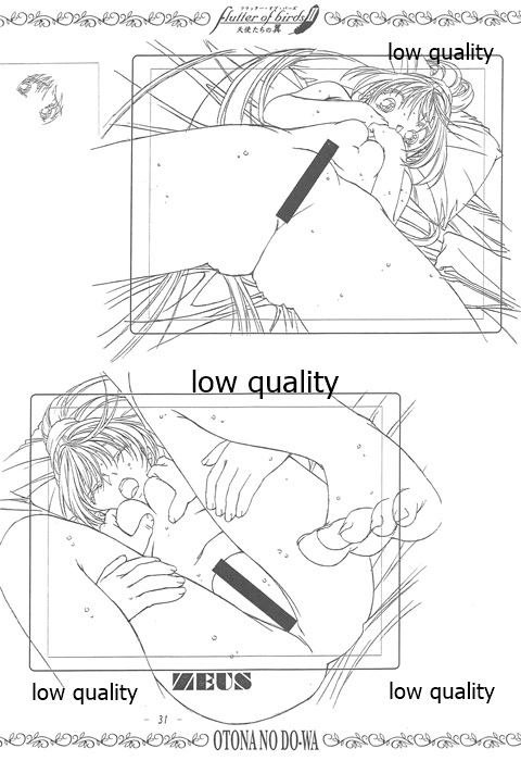 flutter of birdsII 天使たちの翼 線画集 - Page 30