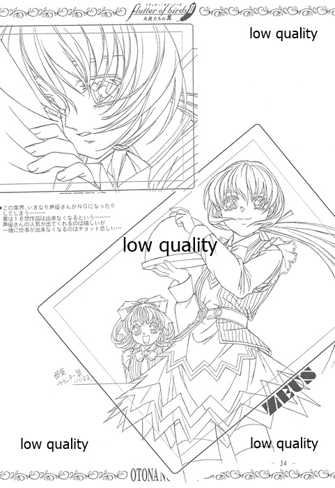 flutter of birdsII 天使たちの翼 線画集 - Page 53