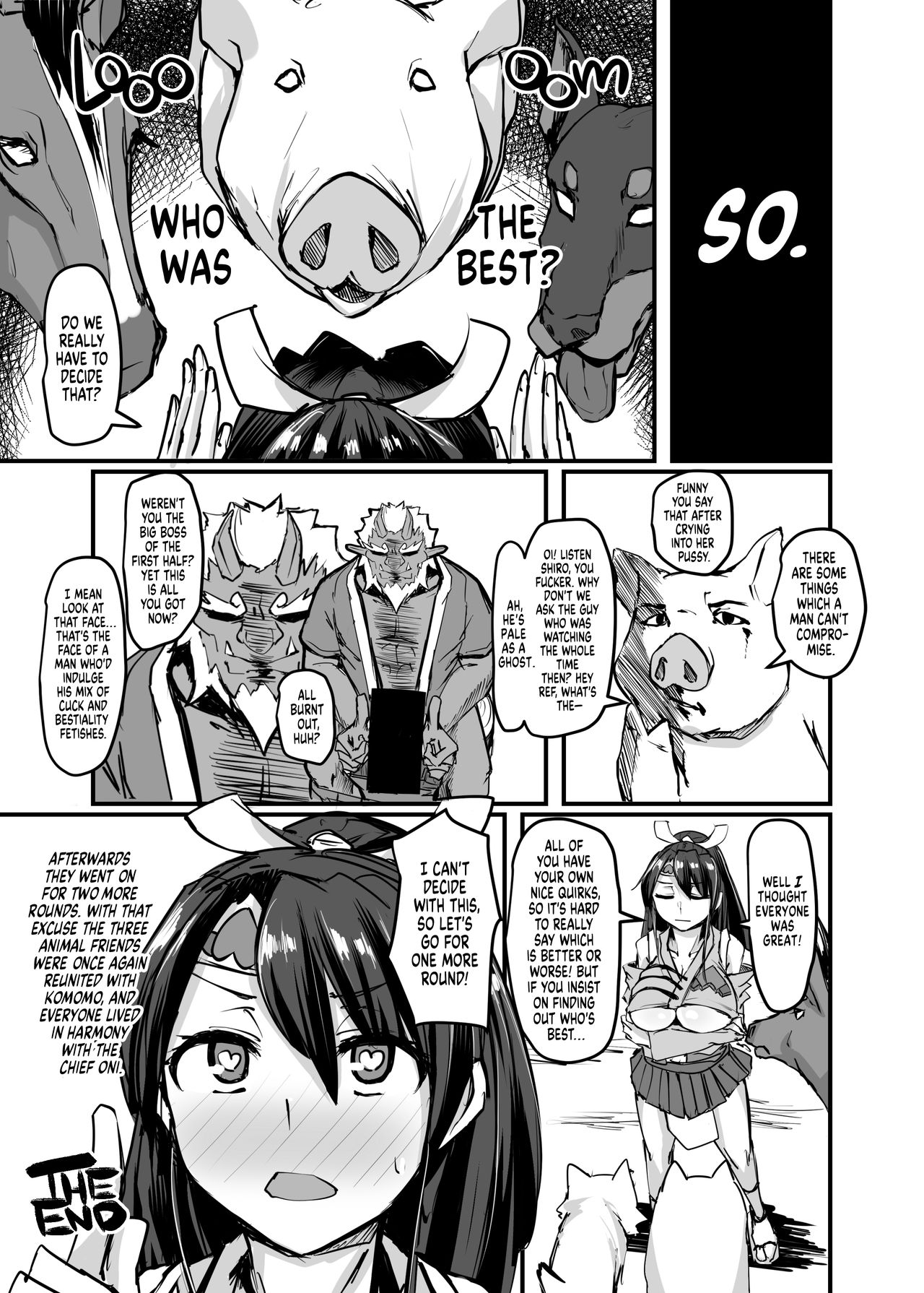 Page 33 of [K2 Manhole (P)] Nihon Mukashi Kuso Hanashi San | The Old Bullshit Japanese Folktales 3 [English] [Learn JP with H + =LWB=] [Digital]
