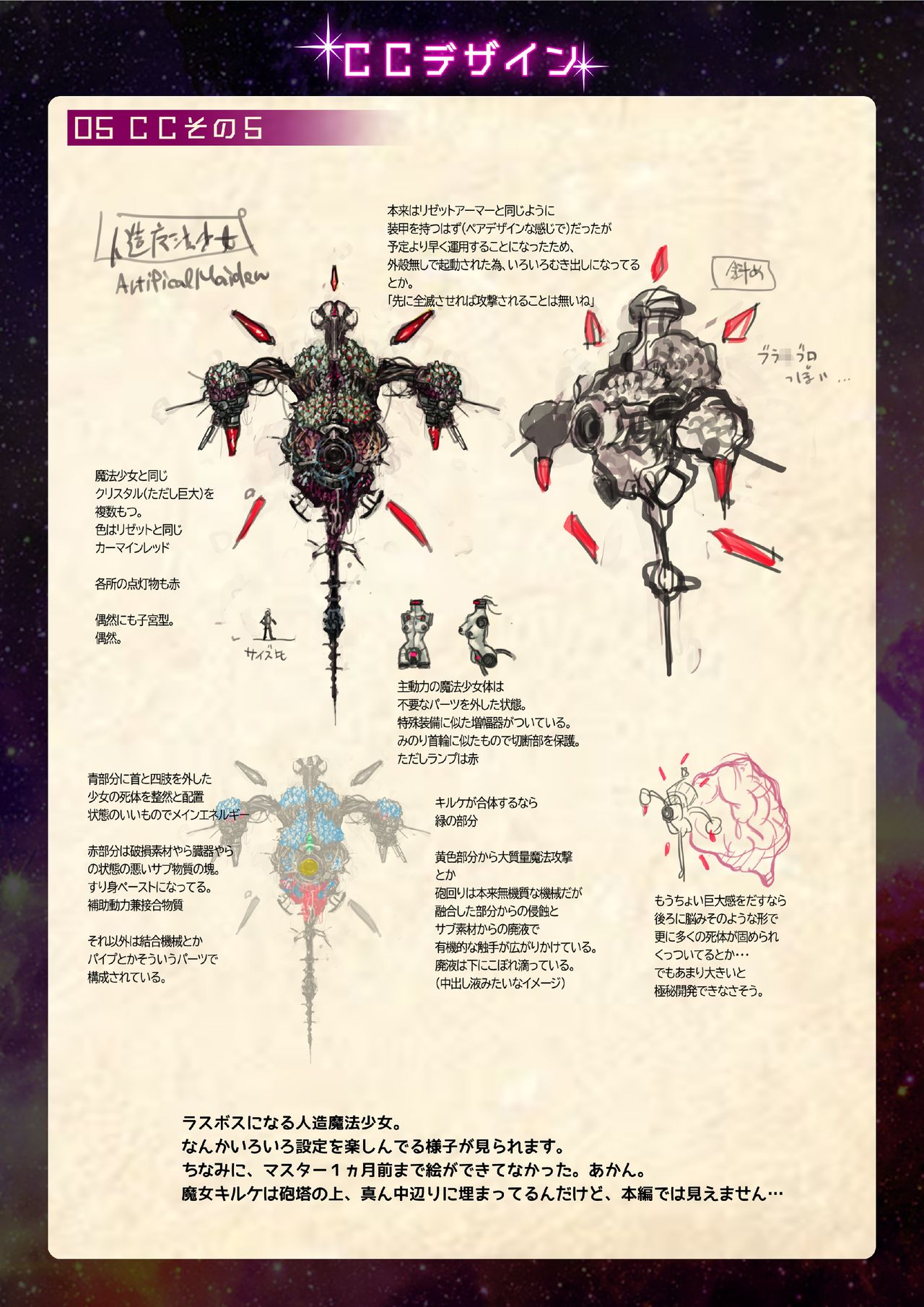 【魔法少女消耗戦線DEADΩAEGIS】デジタルラフ原画集 - Page 18