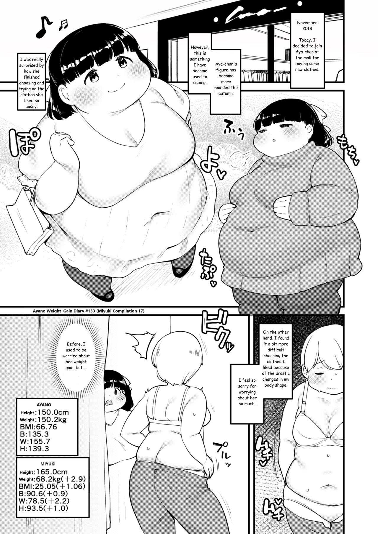Ayano's Weight Gain Diary - Page 133