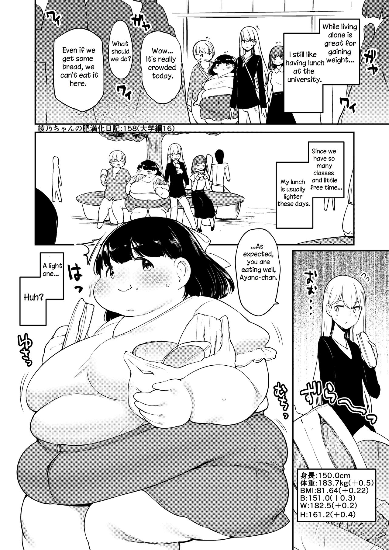 Ayano's Weight Gain Diary - Page 158