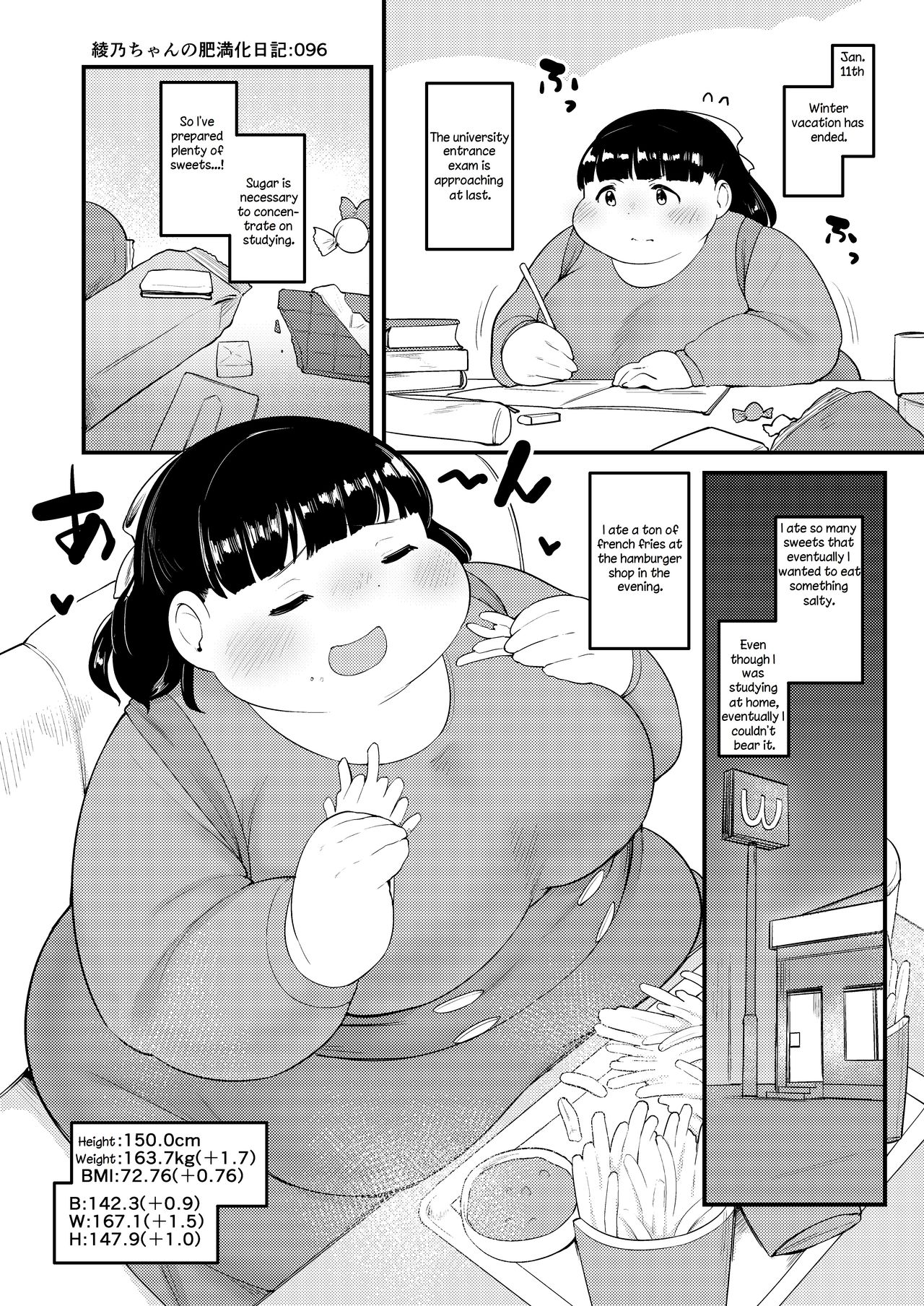 Ayano's Weight Gain Diary - Page 96