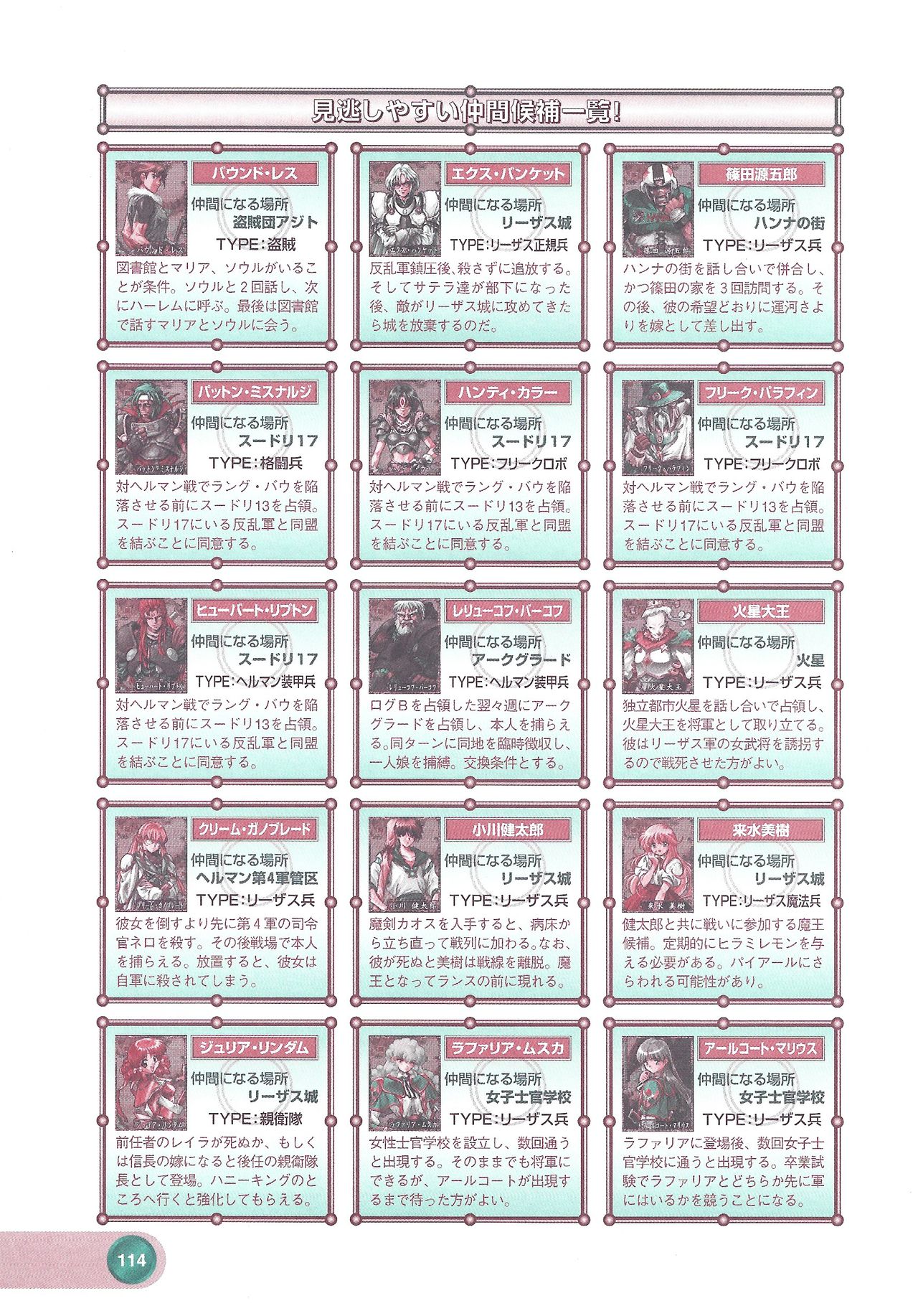 Official Alicesoft Full Completion Guide 2 - Page 116