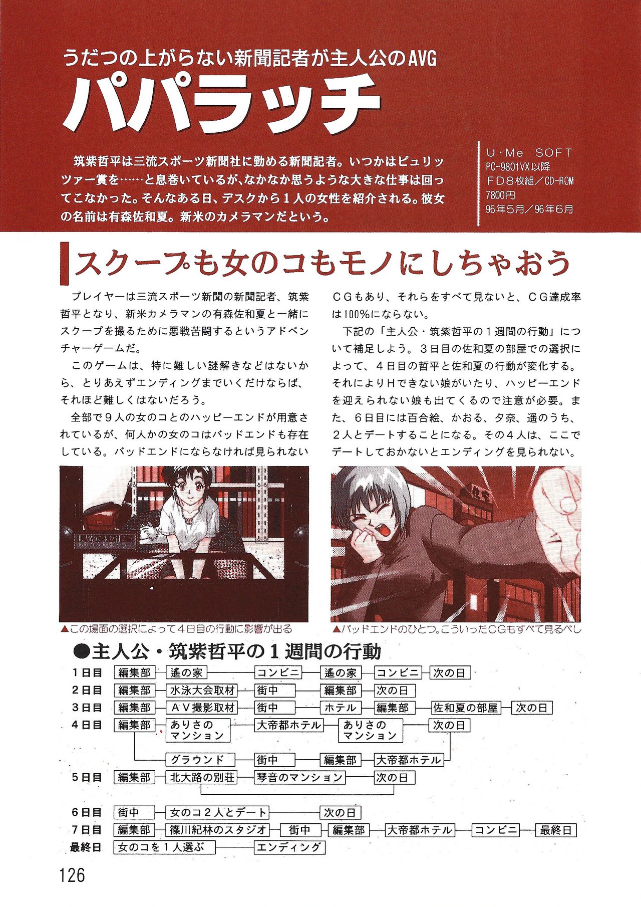 PC Bishoujo Software Strategy Book: Strategy King 2 - Page 126