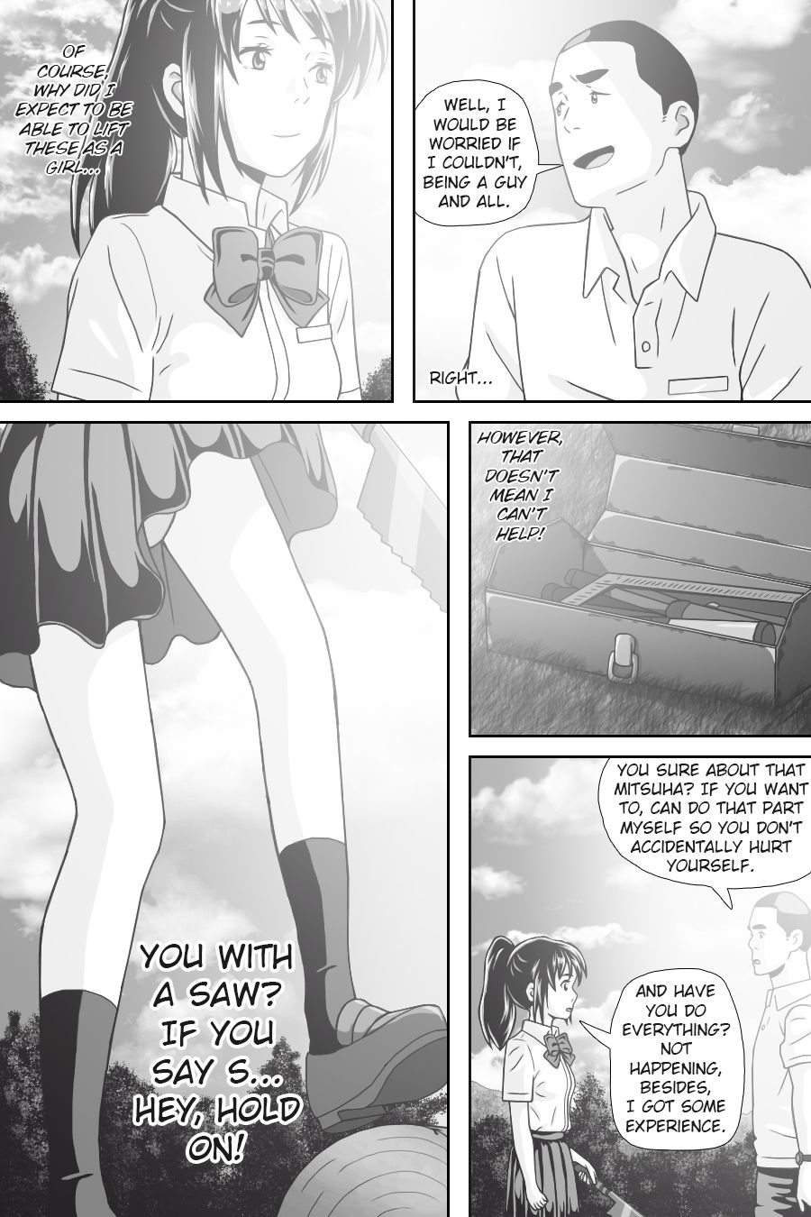 Kimi No Na Wa (Your Name) Thoughts and Dreams - Page 324