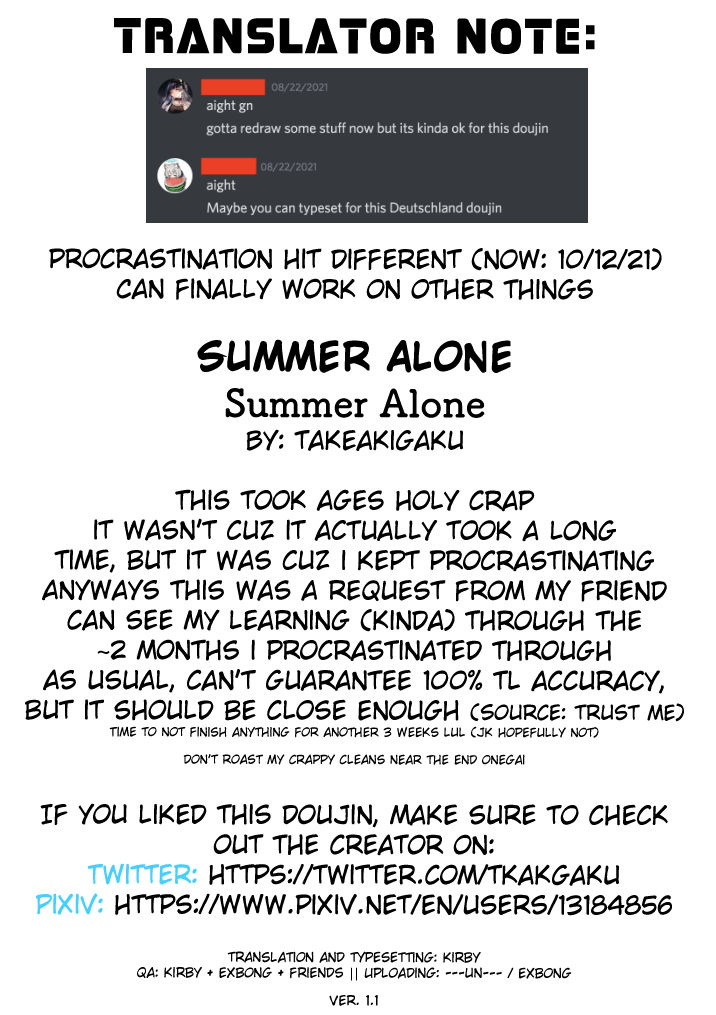 Summer Alone - Page 51