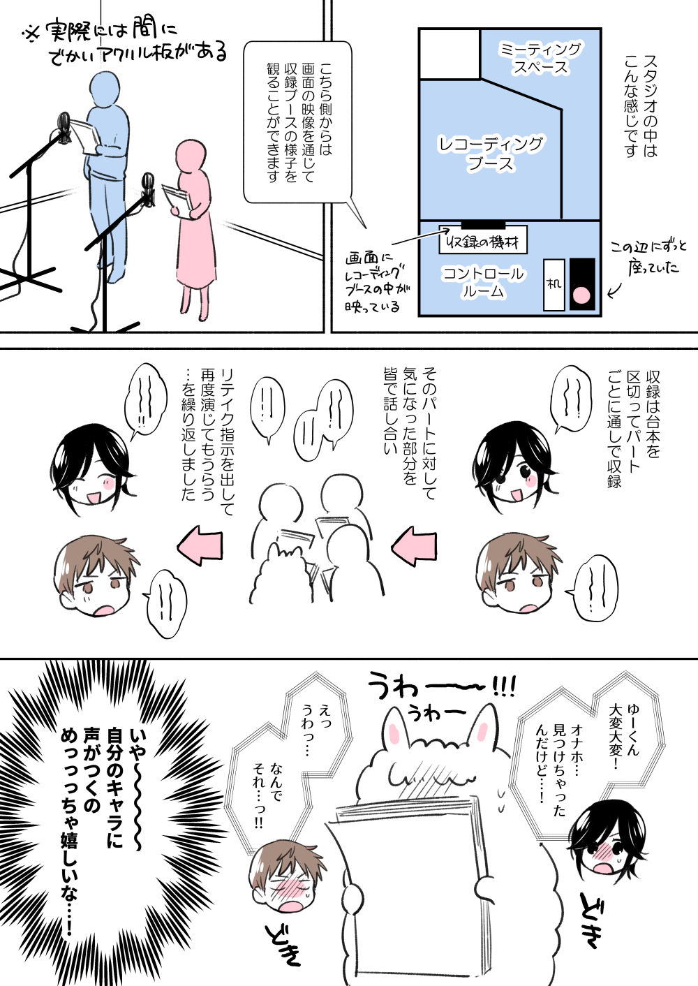 隙あらば彼氏の性癖を少しずつ歪めていこうとする女の子の漫画まとめ + 自分の同人誌の音声収録におじゃまさせていただいたレポ漫画 - Page 36