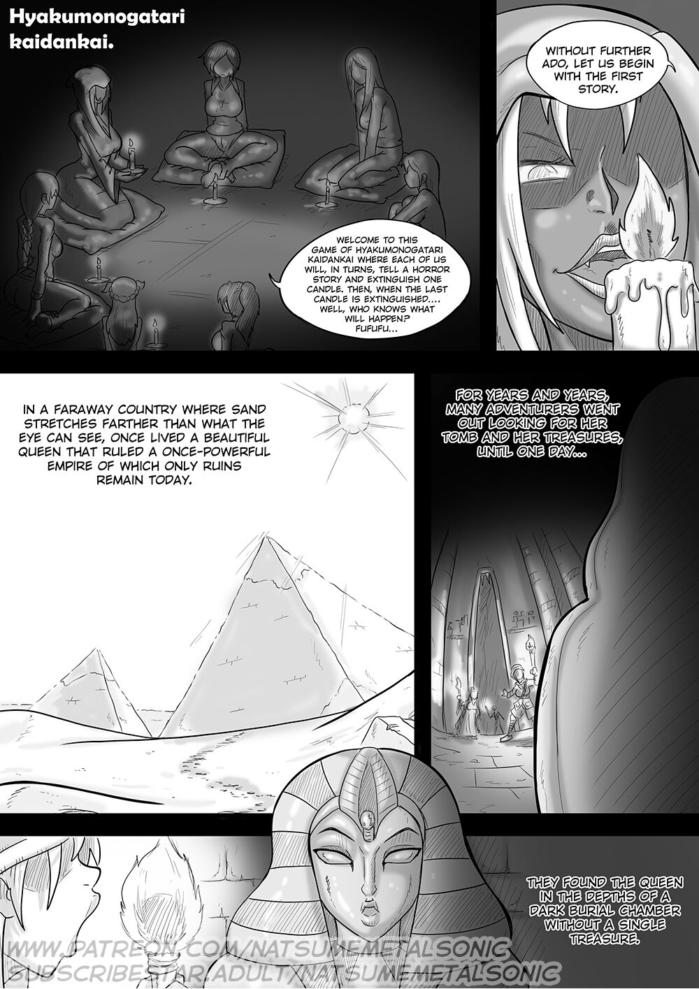 Page 1 of Halloween Vore Stories. (on going)