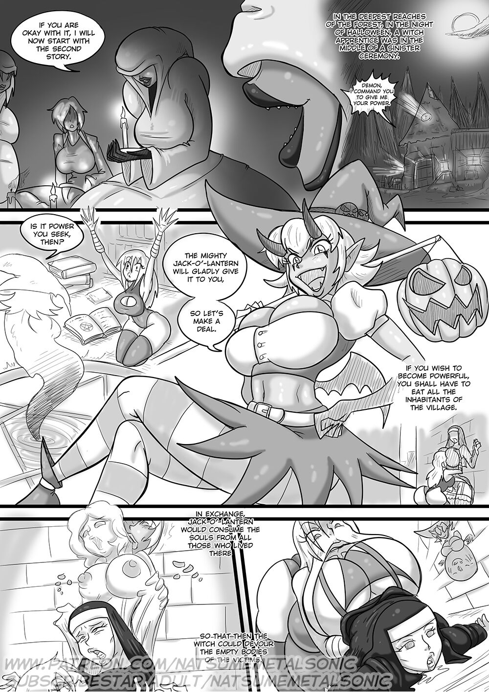 Page 4 of Halloween Vore Stories. (on going)