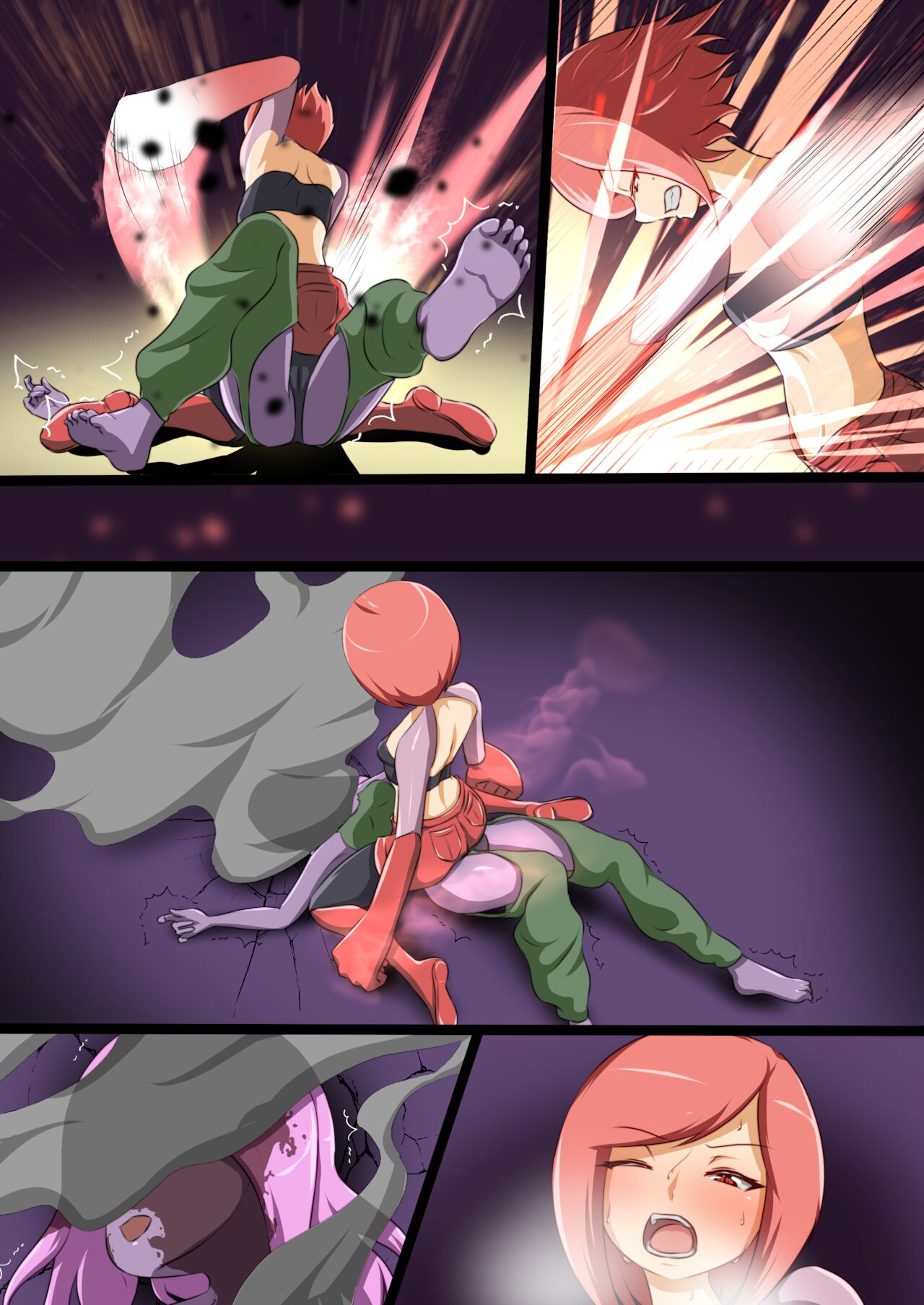 ウチの子がえっちな敵と戦って敗北する話 - Page 64