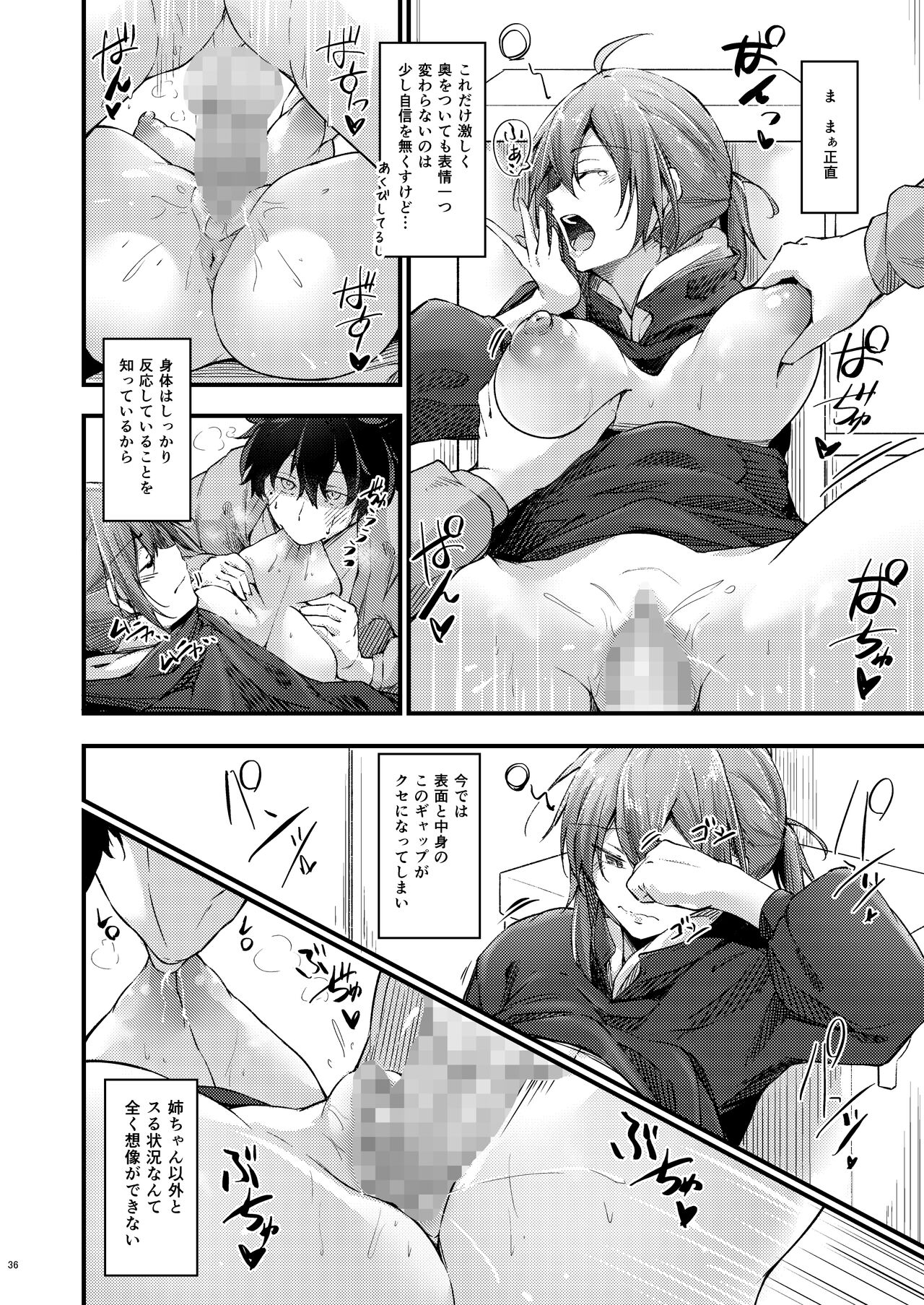 Itsudemo Dokodemo Nandemo Sasete Kureru Giri no Ane - Page 35