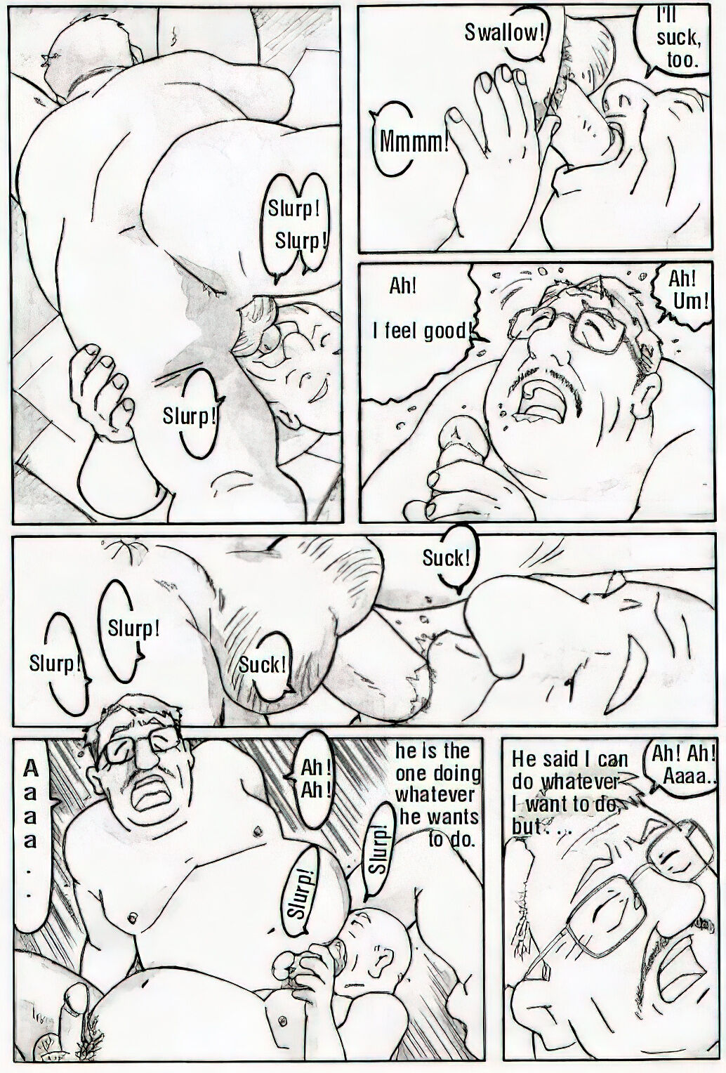 The middle-aged men comics - from Japanese magazine - Page 41