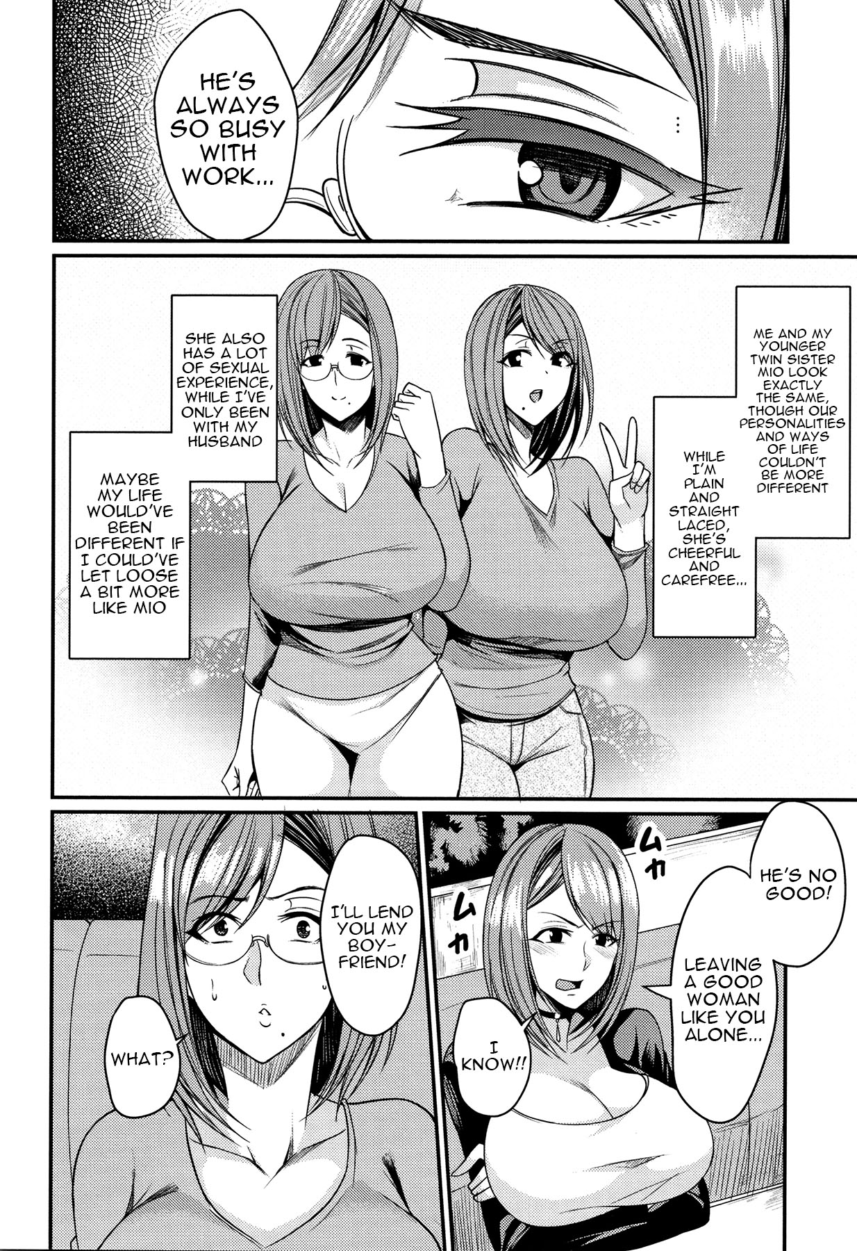 Tsuma Chichi Temptation | Wife Breast Temptation Ch. 1-4 - Page 23