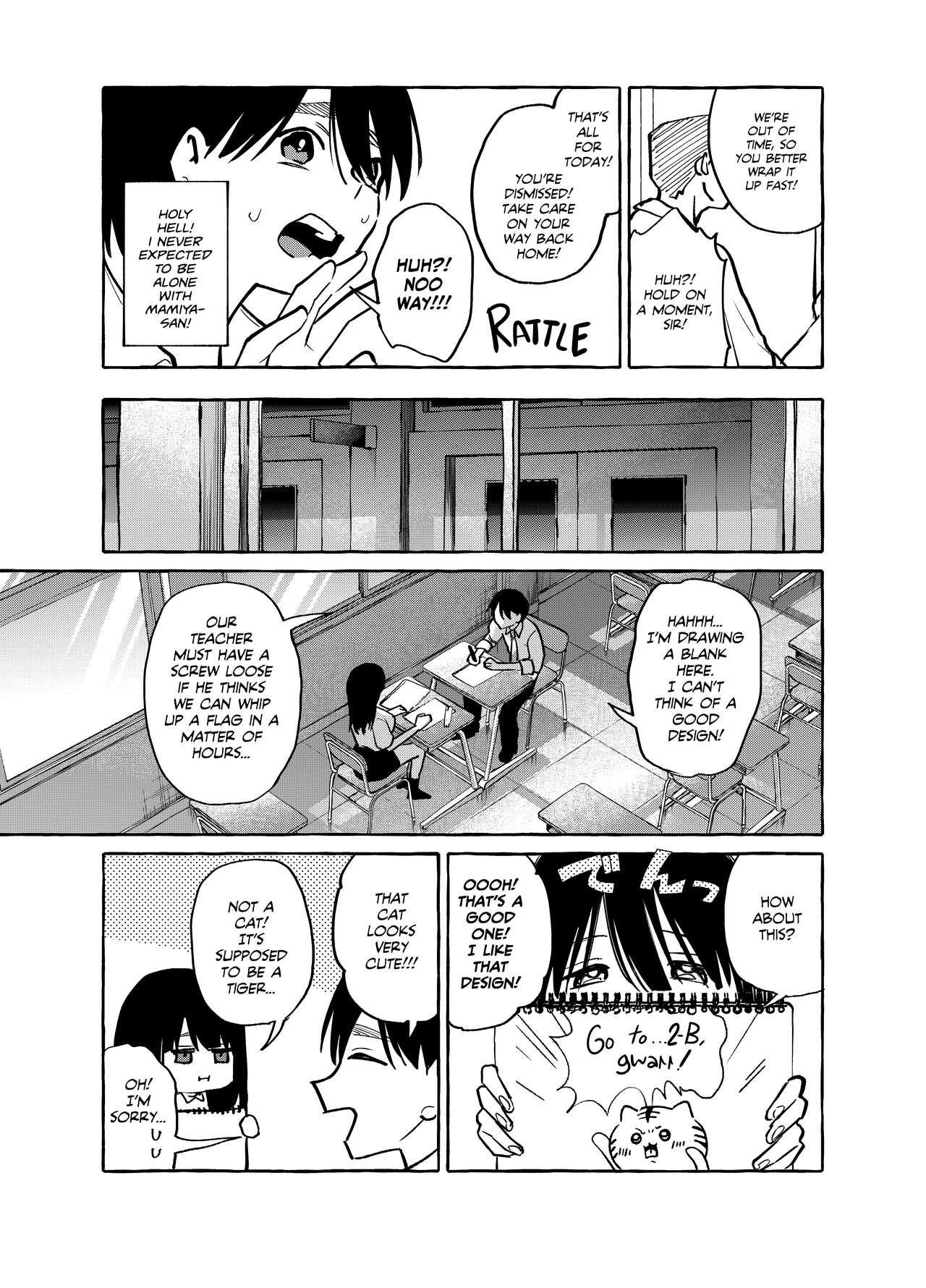 Tonari no Seki no Mamiya-san - Mamiya shows off her boobs. - Page 10