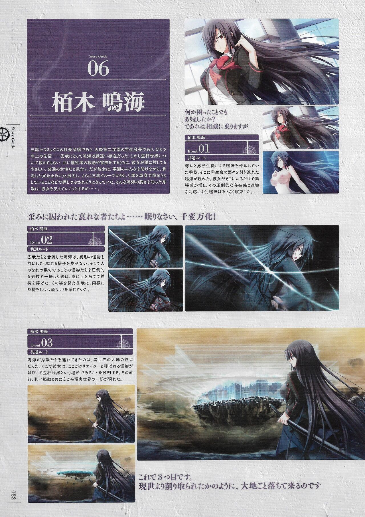 Soukoku no Arterial Perfect Guidebook - Page 85