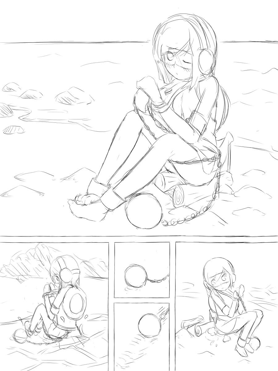 Selfbondage challage Survive in island 1-4 - Page 25