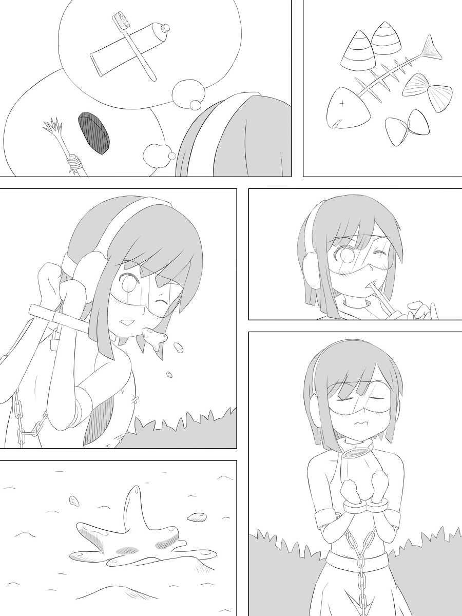 Selfbondage challage Survive in island 1-4 - Page 48