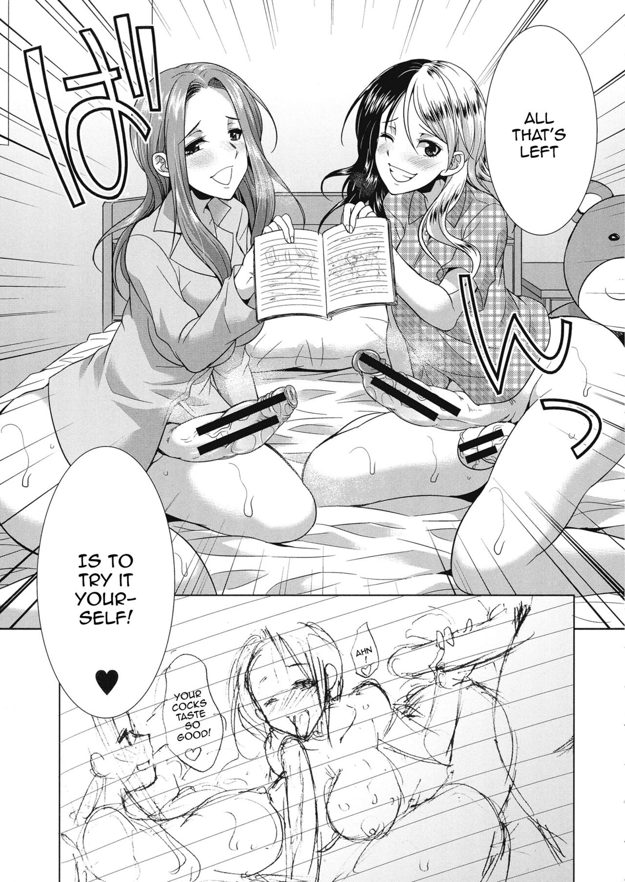 Futanari Gal VS Bitch Shimai - Page 128