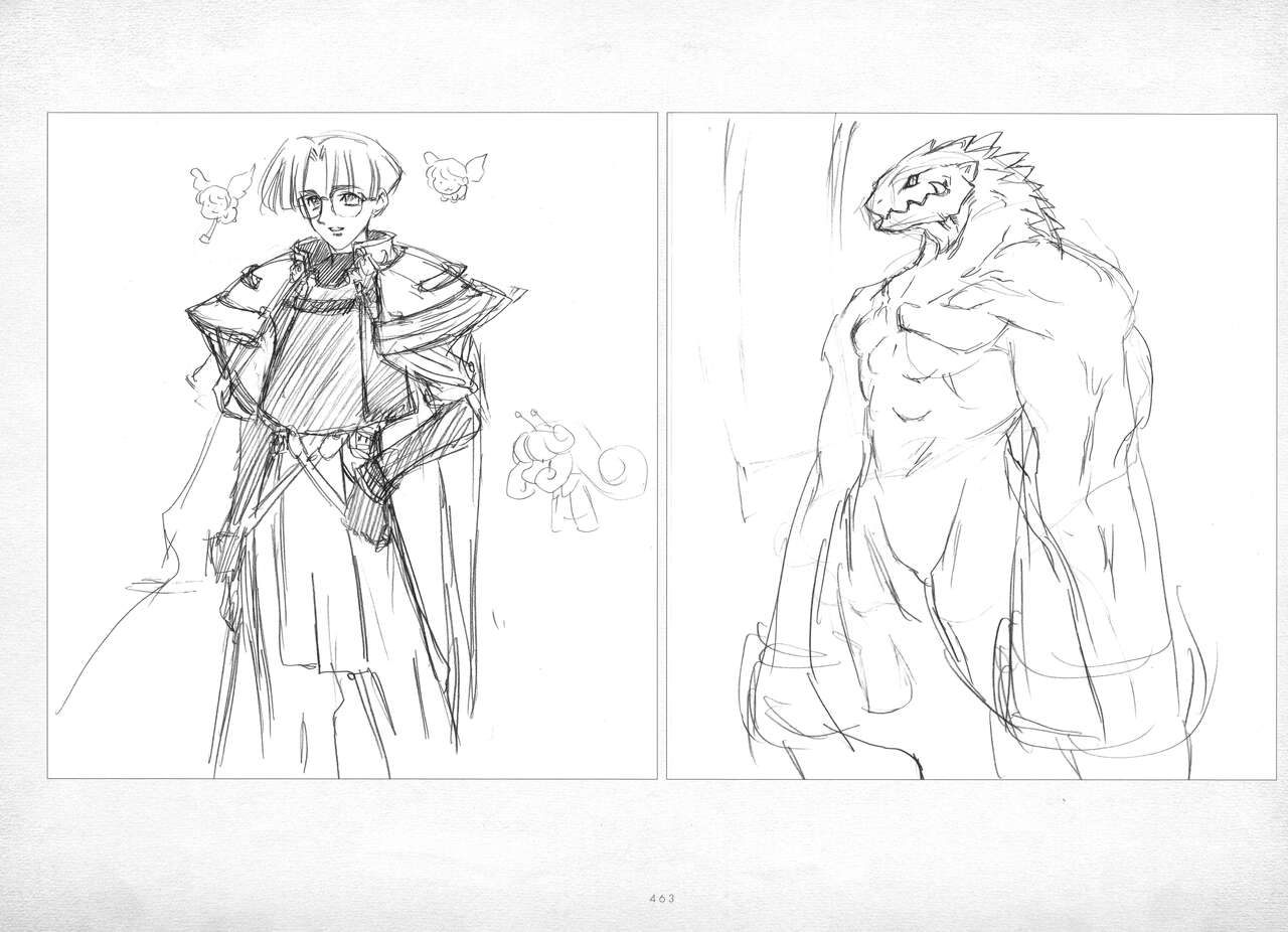 ALICESOFT ORION SCRIBBLES with CROQUIS ULTIMATE EDITION VOL.3 織音計画特別版  ラフ画集 - Page 464
